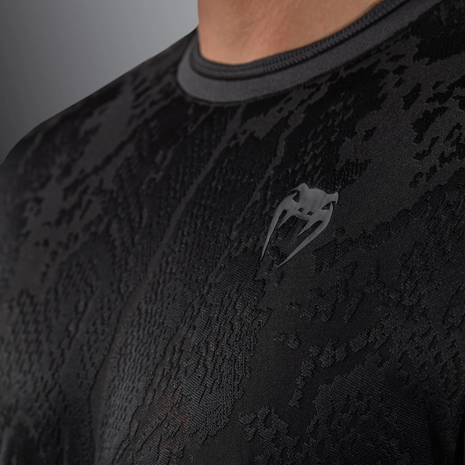 Venum Aegis Dry Tech T-Shirt - Black - Image 6