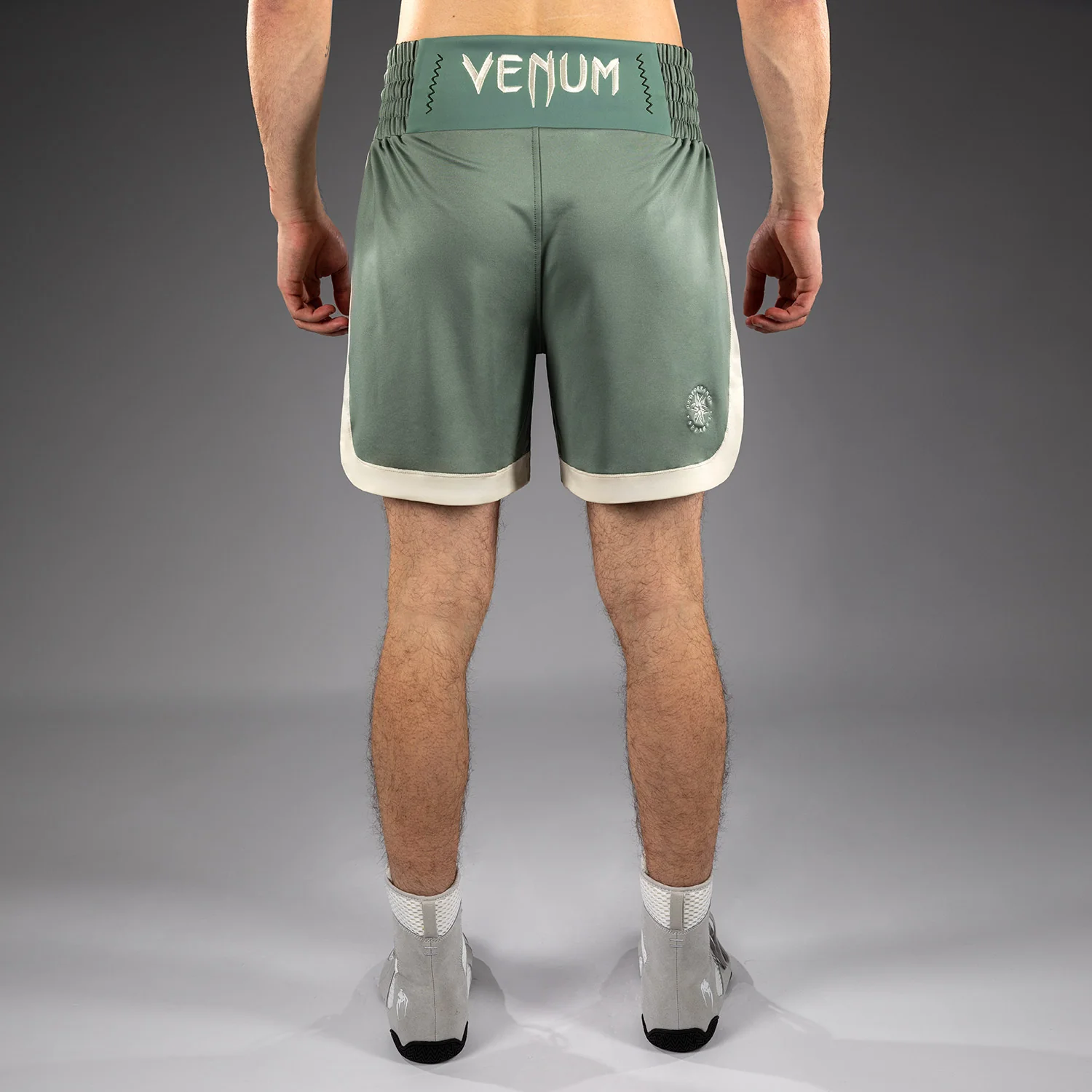 Venum Classic Boxing Shorts - Aqua Green/Ivory - Image 5