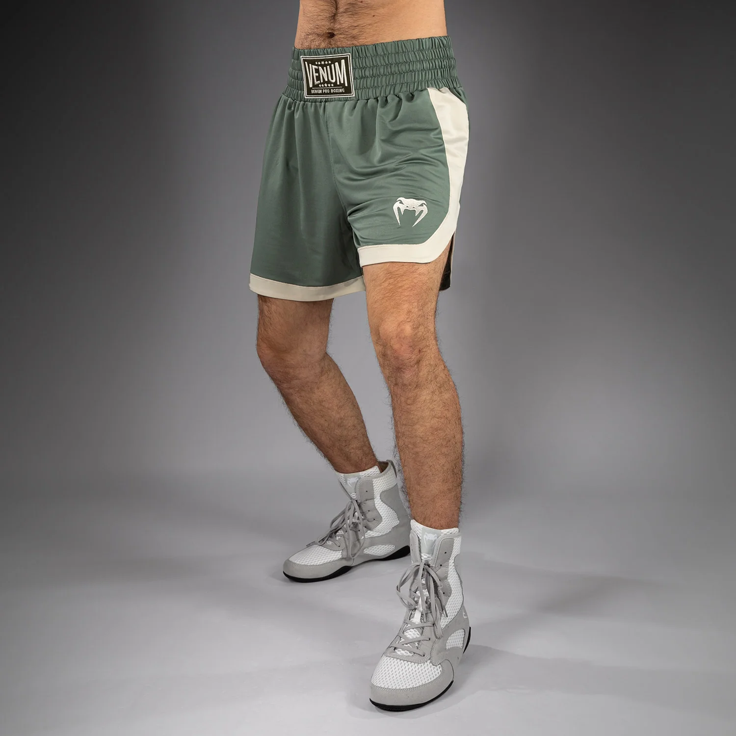 Venum Classic Boxing Shorts - Aqua Green/Ivory - Image 6