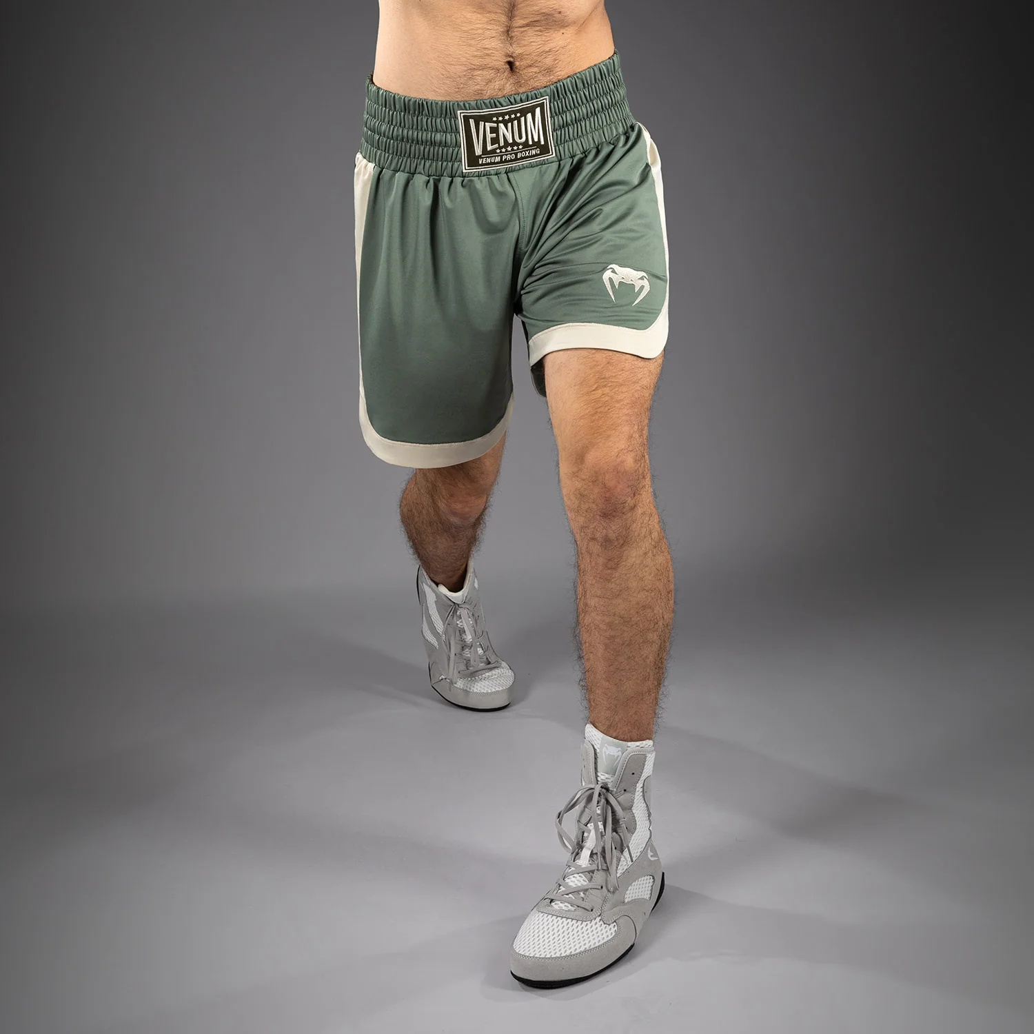 Venum Classic Boxing Shorts - Aqua Green/Ivory - Image 7