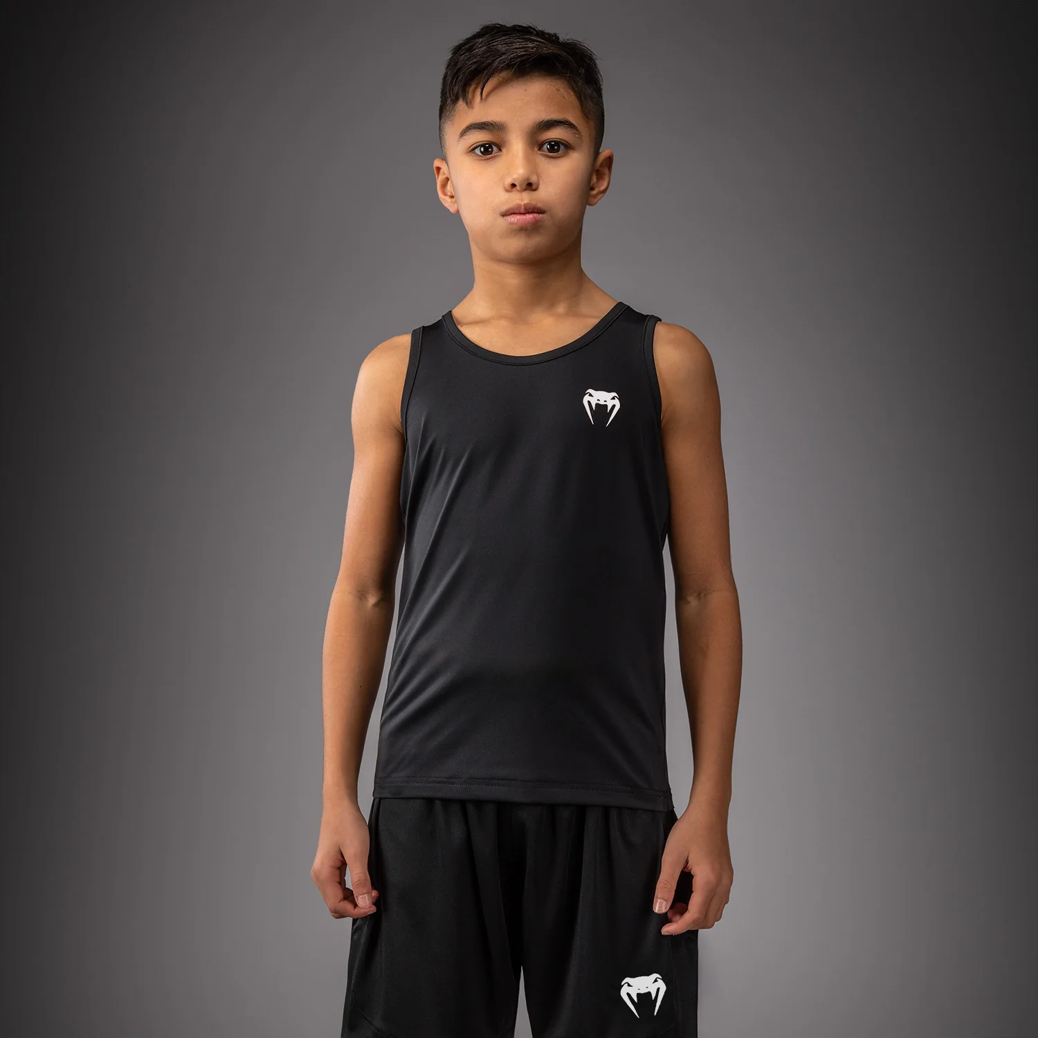 Venum Contender Youth Tank Top - Black/White