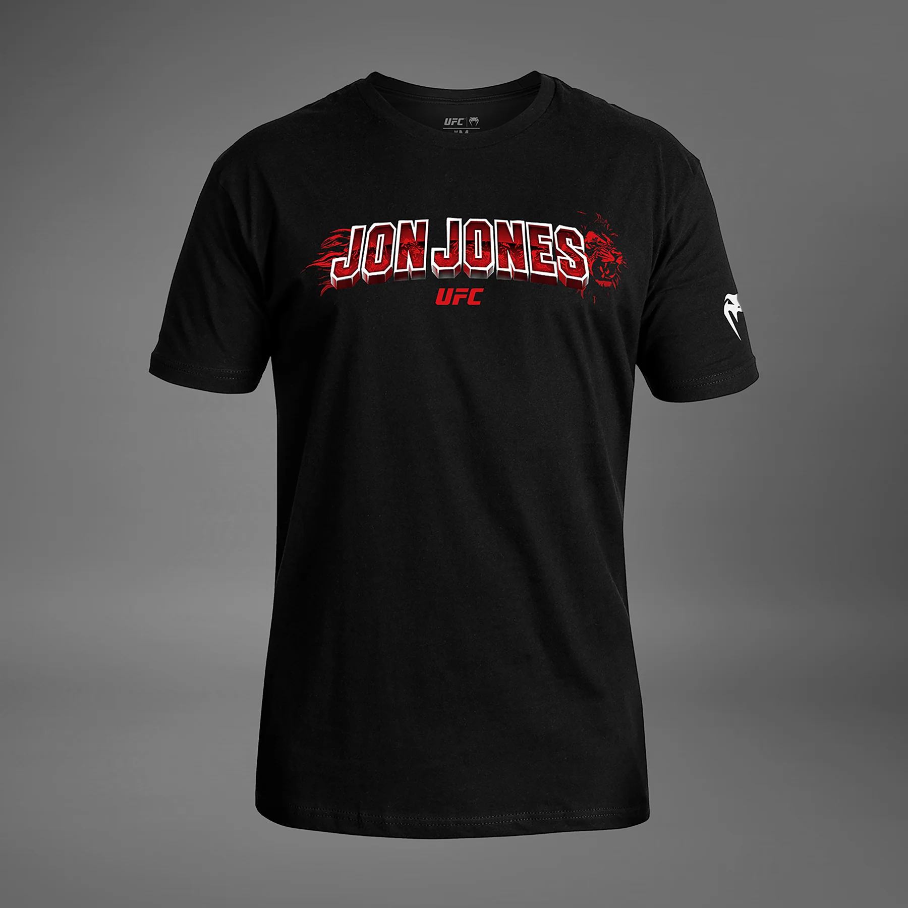 Men's UFC Unrivaled by Venum Black Jon Jones T-Shirt