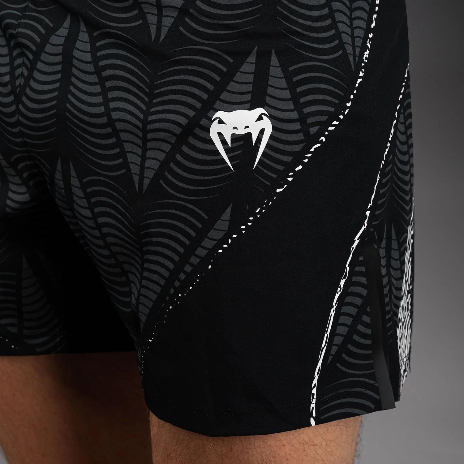 Men's UFC Zenith by Venum Black Authentic Fight Night Short Fit Fight Short Personalized - Image 6