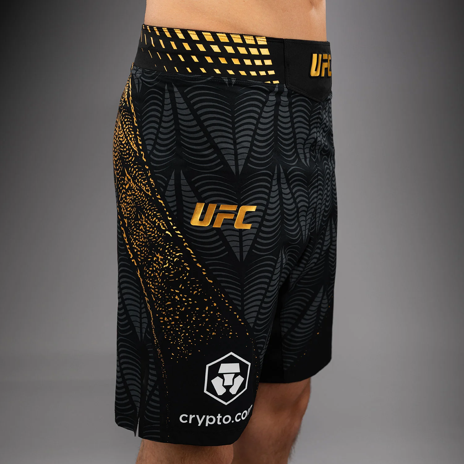 Men's UFC Zenith by Venum Champion Authentic Fight Night Long Fit Fight Short Personalized - Image 5