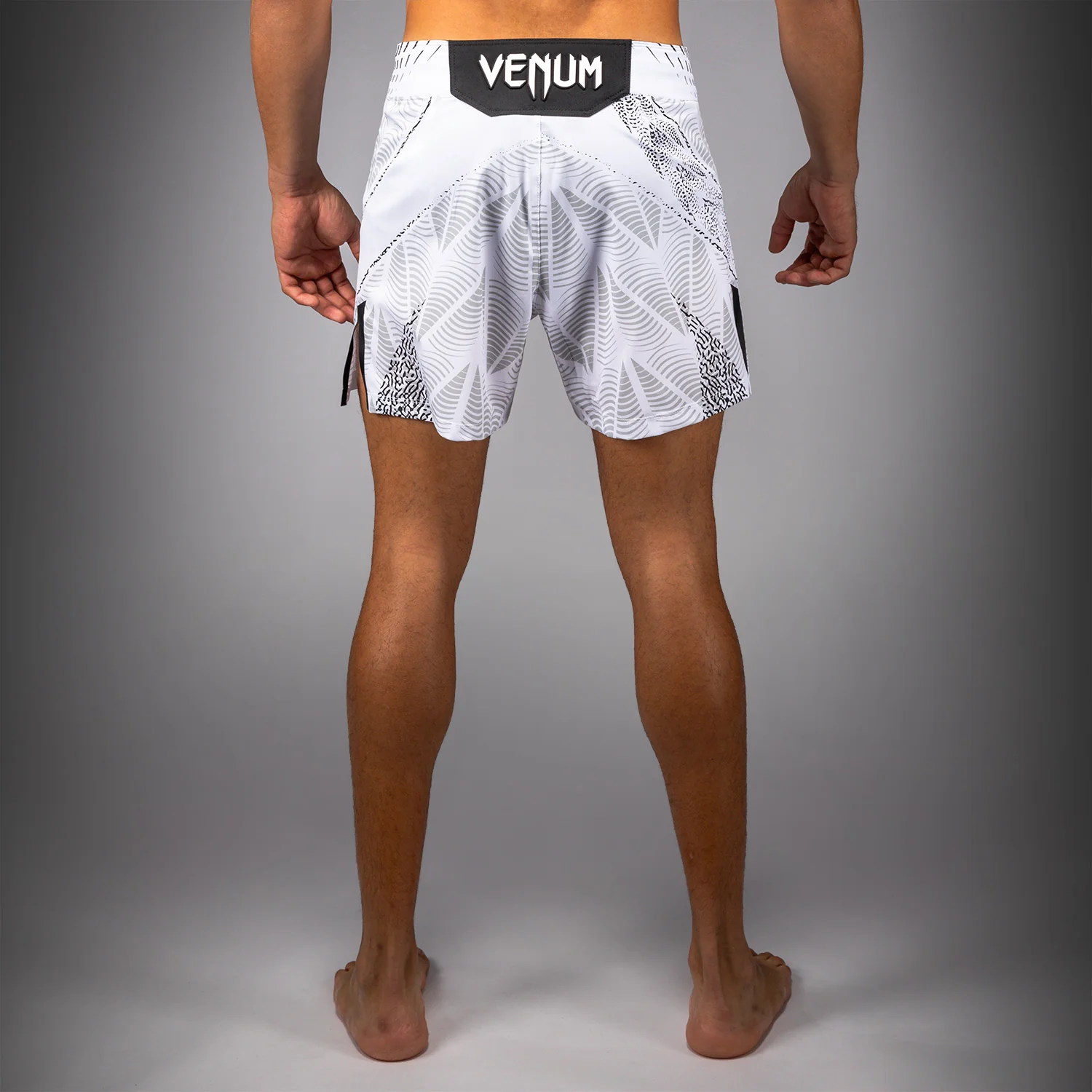 Men's UFC Zenith by Venum White Authentic Fight Night Short Fit Fight Short Personalized - Image 7