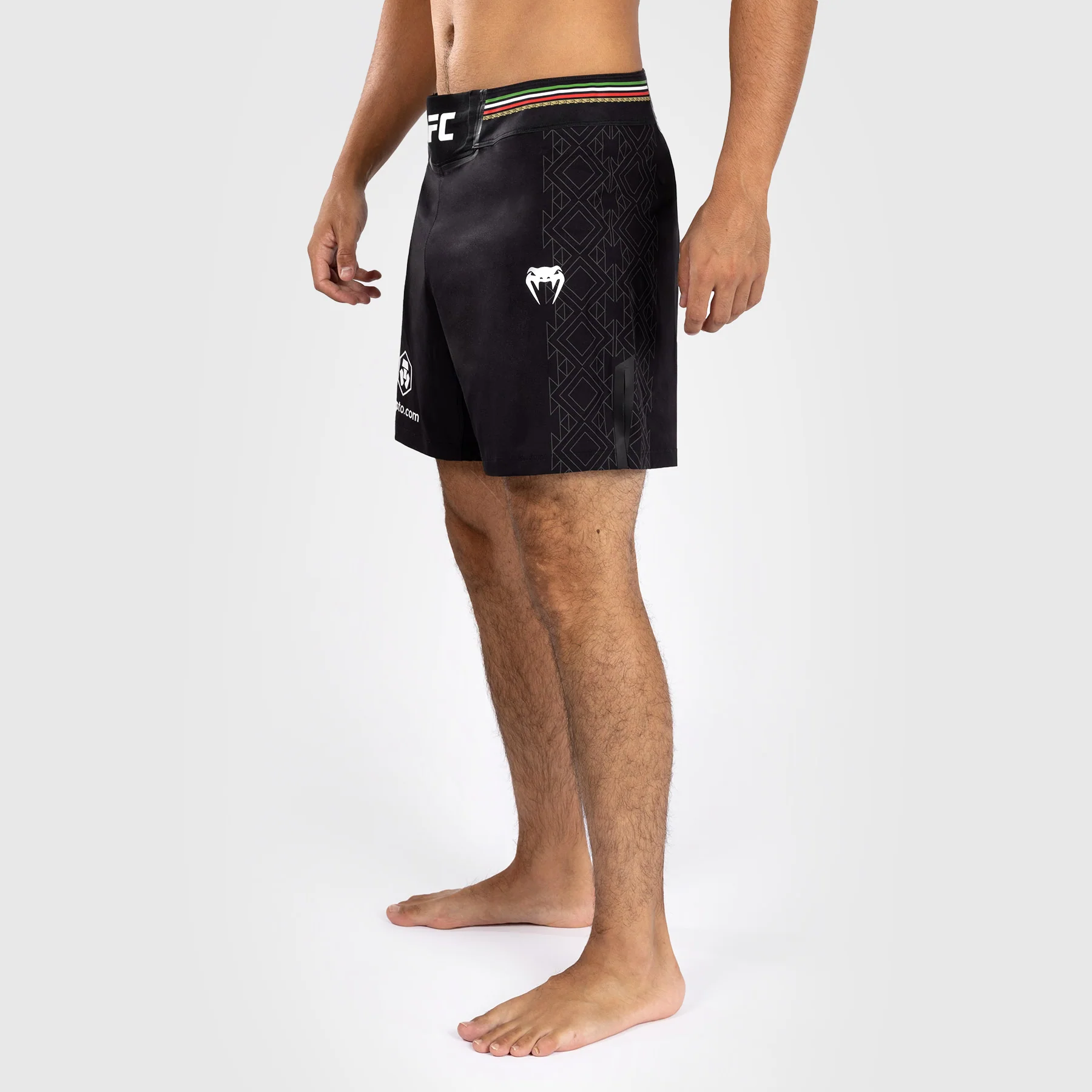 Noche UFC by Venum Authentic Fight Night Men’s Fight Short - Short Fit - Black - Image 3