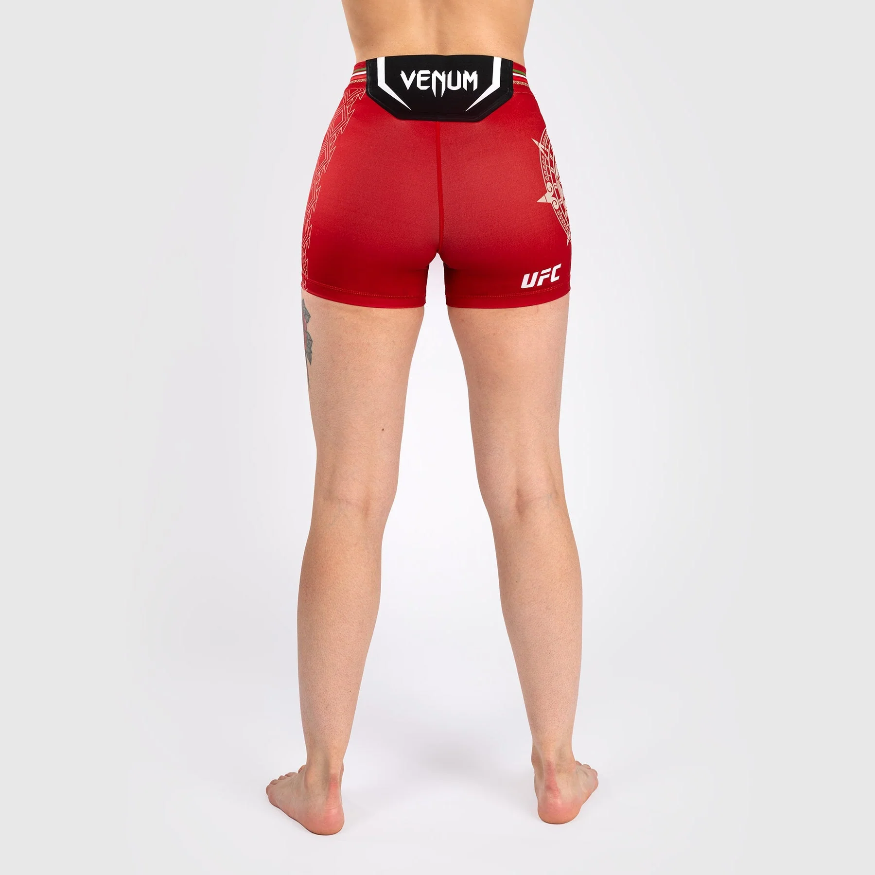 Noche UFC by Venum Authentic Fight Night Women’s Vale Tudo Short - Short Fit - Red - Image 2