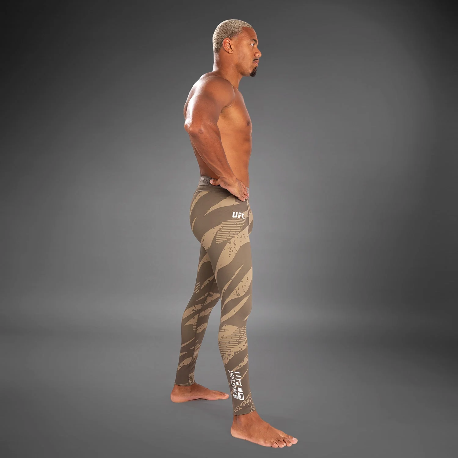 UFC Adrenaline by Venum Fight Week Performance Men’s Tight - Desert Camo - Image 2