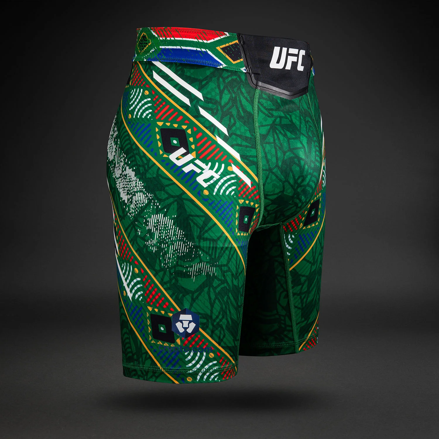 Men's UFC Unrivaled by Venum Green Dricus Du Plessis Vale Tudo Short - Image 3