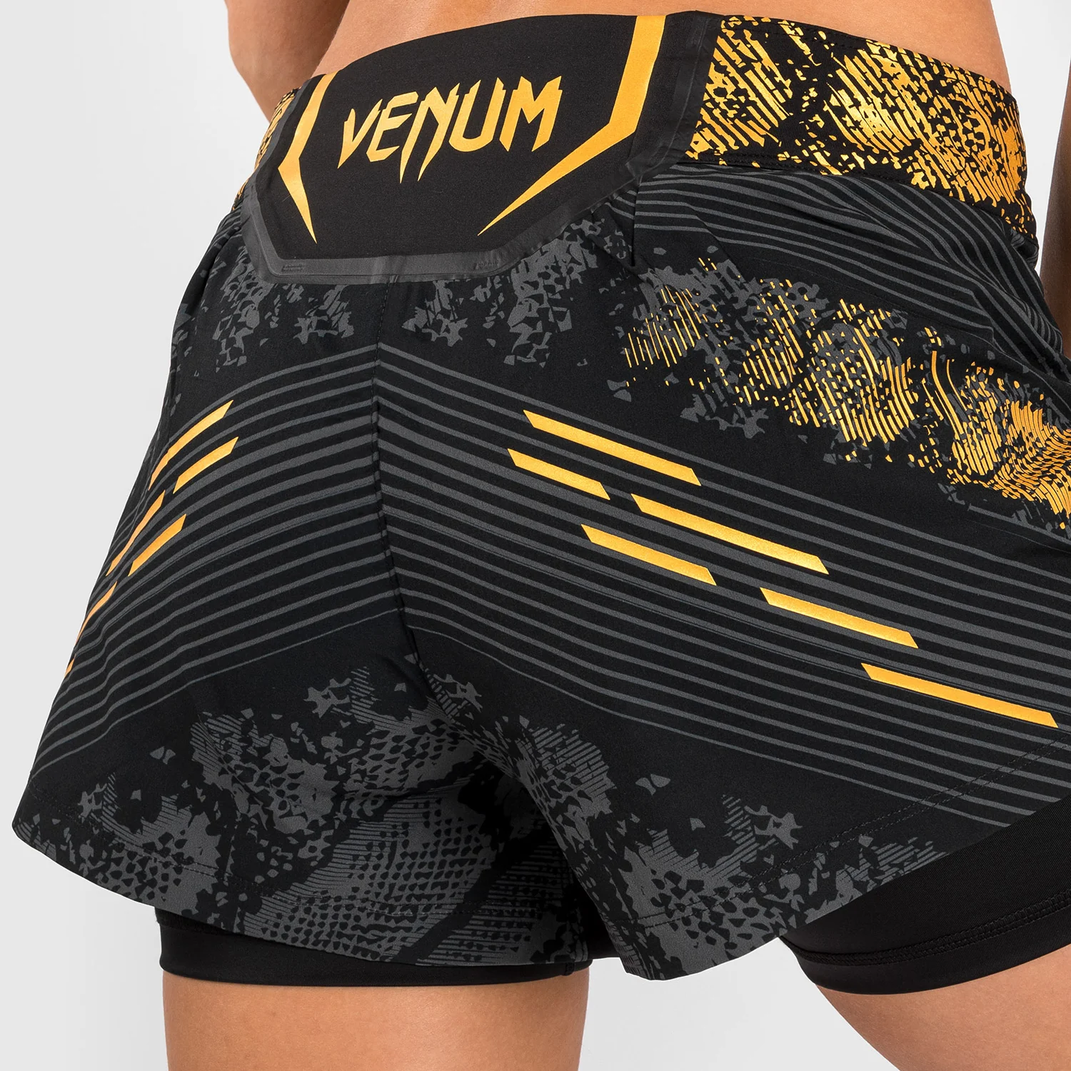 UFC Adrenaline by Venum Authentic Fight Night Women’s Fight Short - Champion - Image 8