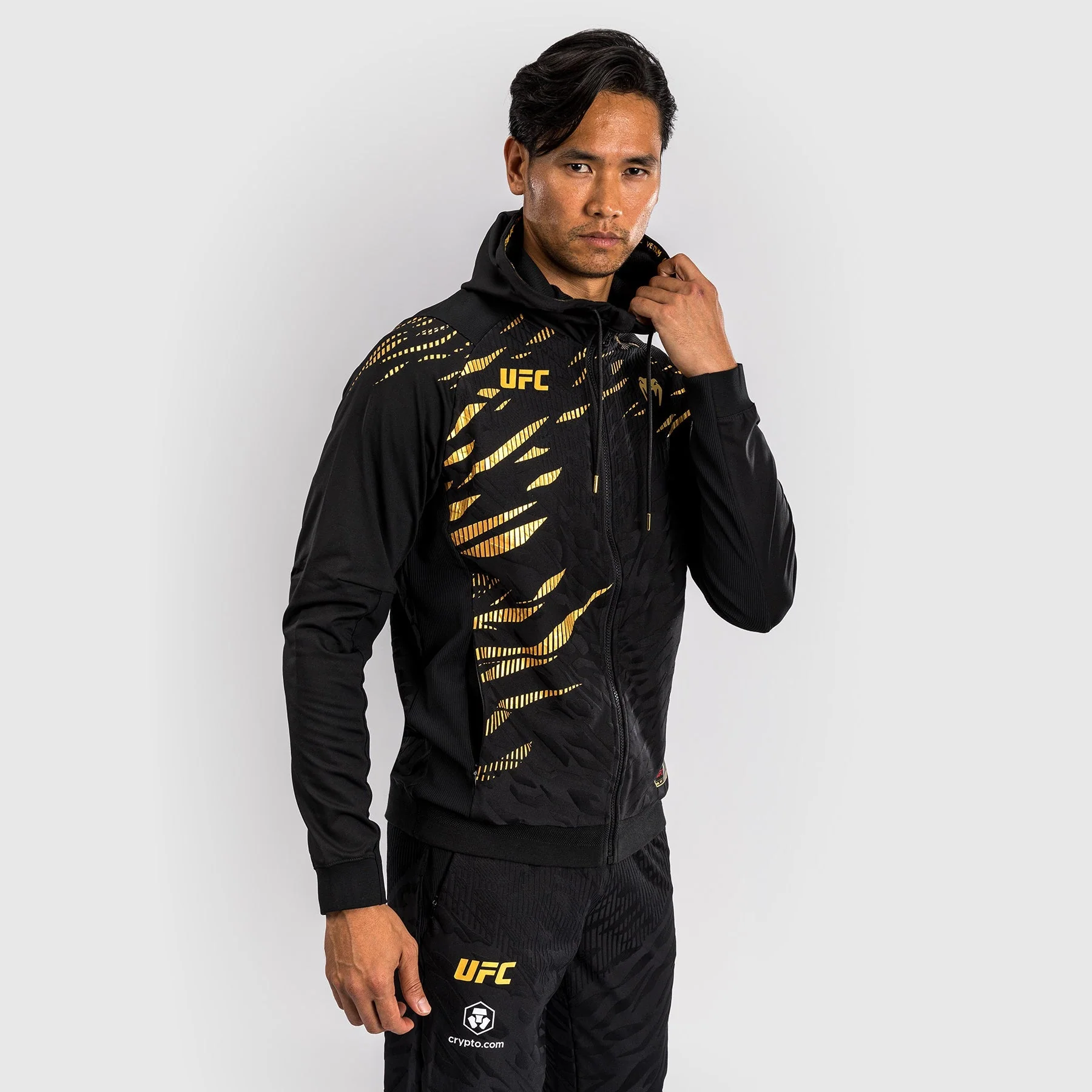 UFC Fusion by Venum Authentic Fight Night Men’s Walkout Hoodie - Champion - Image 4
