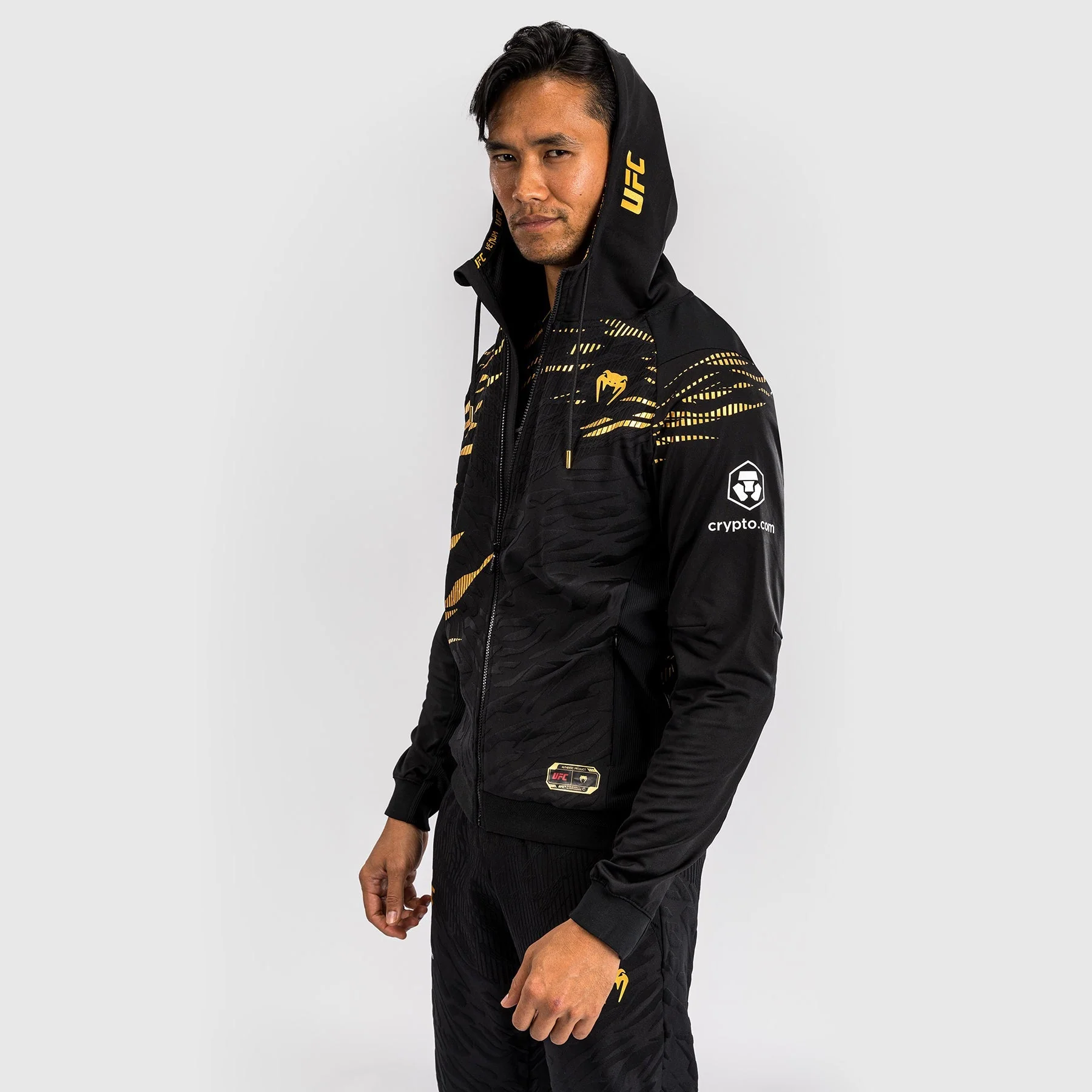 UFC Fusion by Venum Authentic Fight Night Men’s Walkout Hoodie - Champion - Image 6