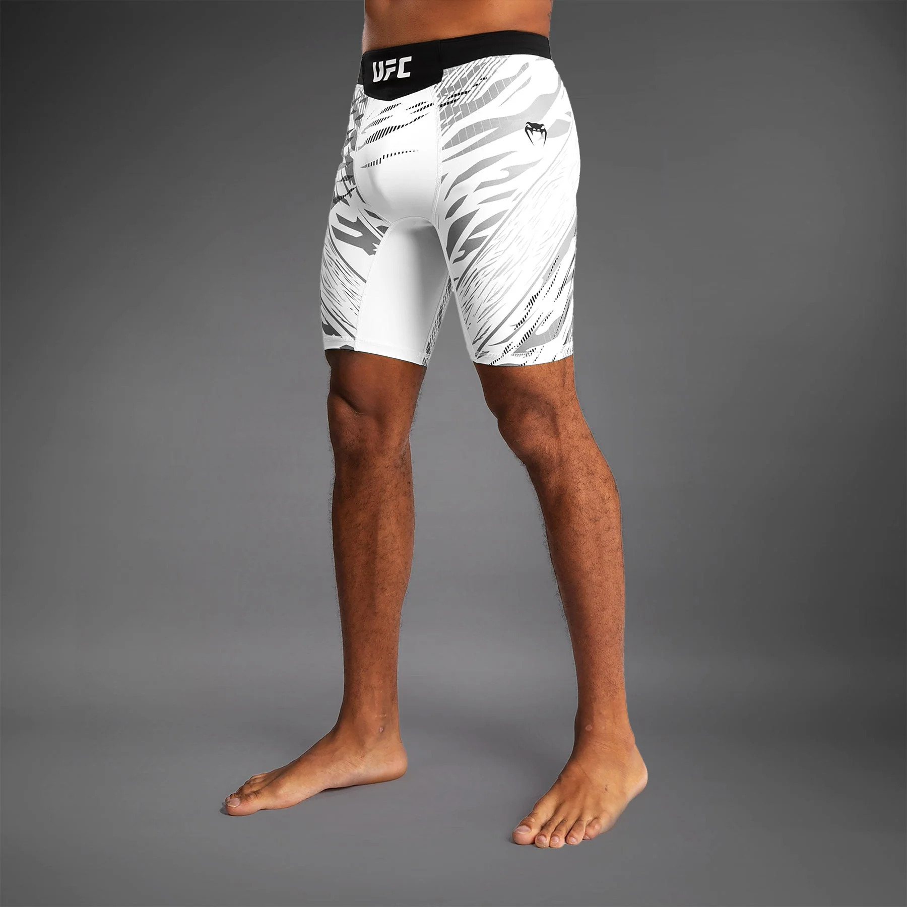 UFC Fusion by Venum Authentic Fight Night Men’s Vale Tudo Short - White - Image 3