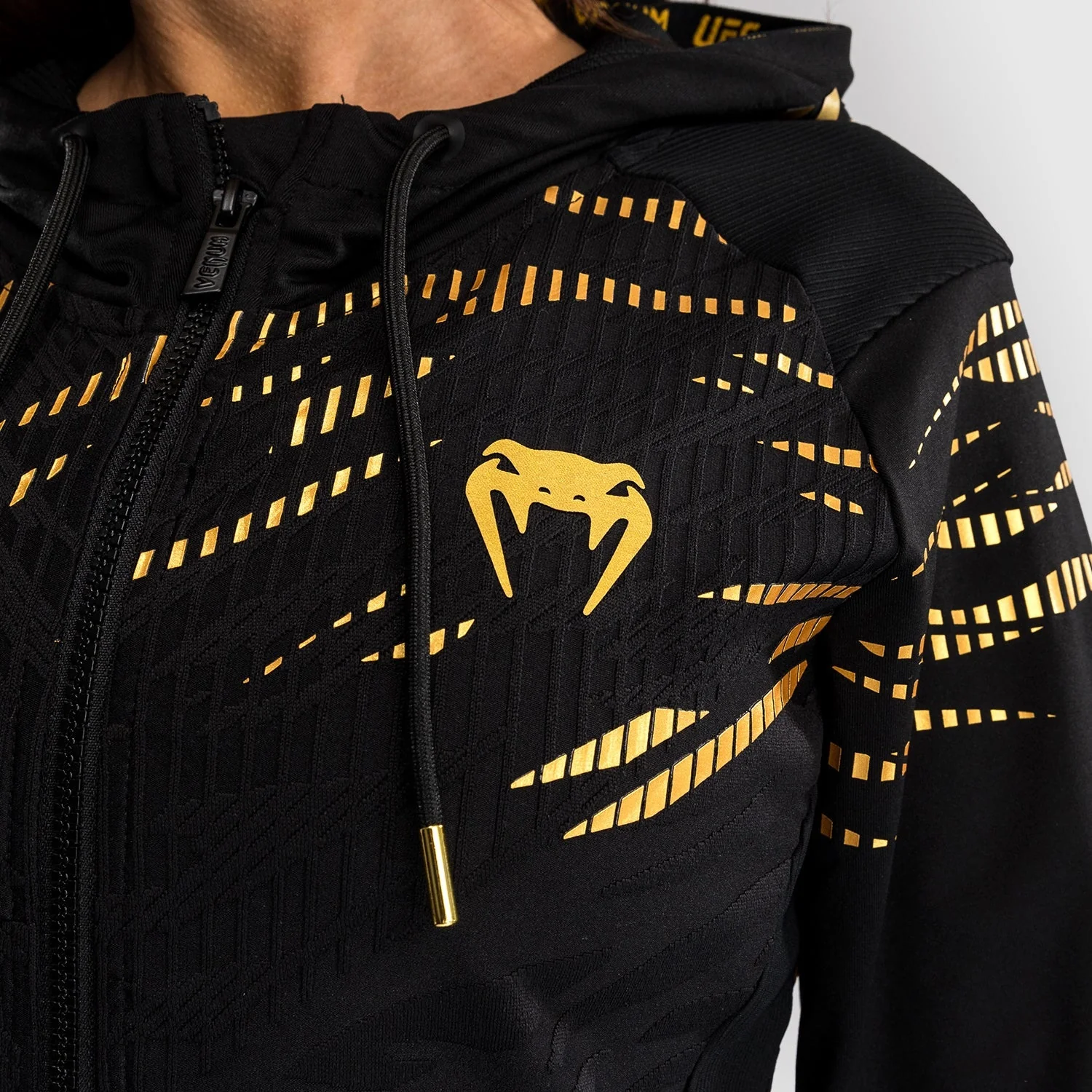UFC Fusion by Venum Authentic Fight Night Women’s Walkout Hoodie - Champion - Image 6