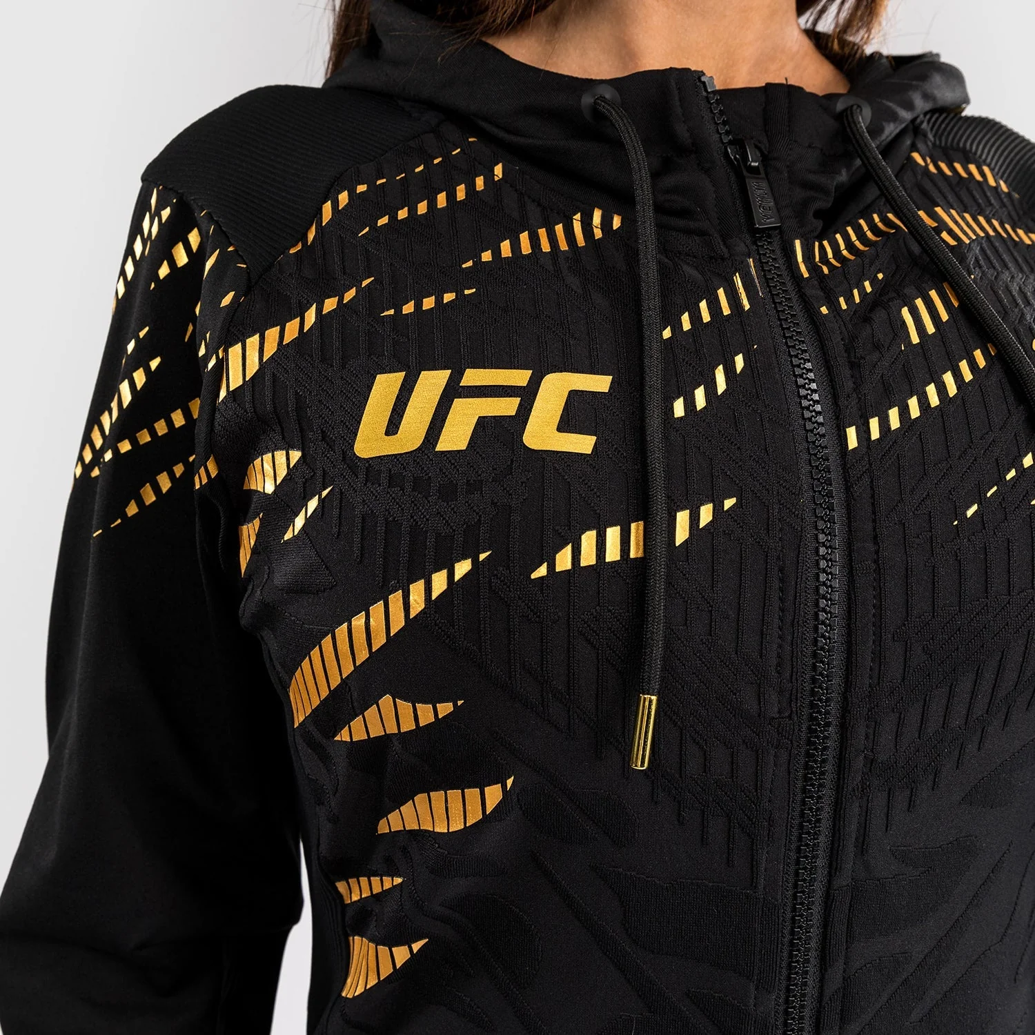 UFC Fusion by Venum Authentic Fight Night Women’s Walkout Hoodie - Champion - Image 7