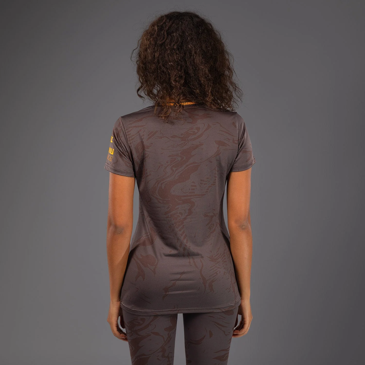 UFC Fusion by Venum Fight Week Women’s Dry-Tech T-Shirt - Earthen Brown - Image 5