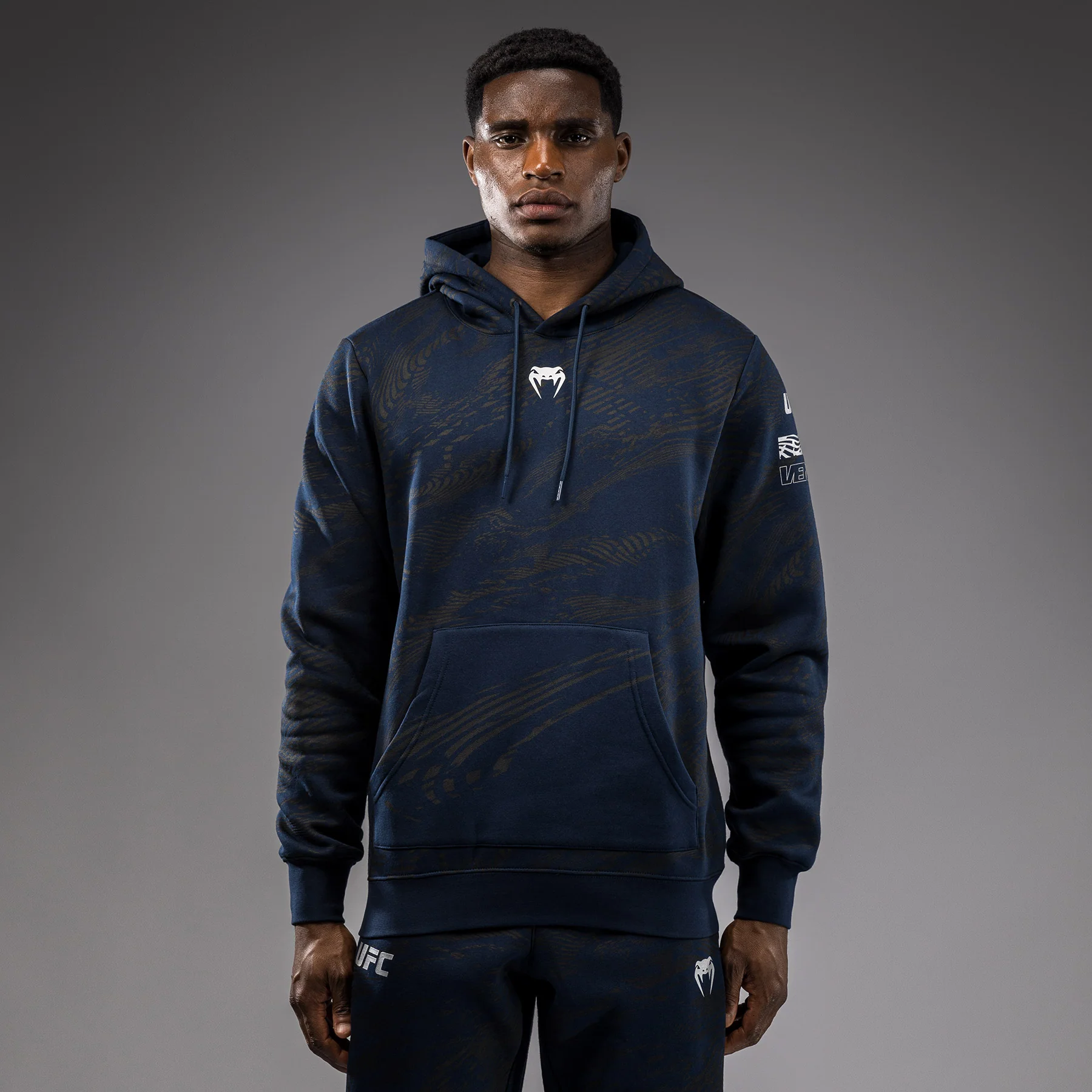 UFC Fusion by Venum Fight Week Men’s Pullover Hoodie - Oceanic Blue