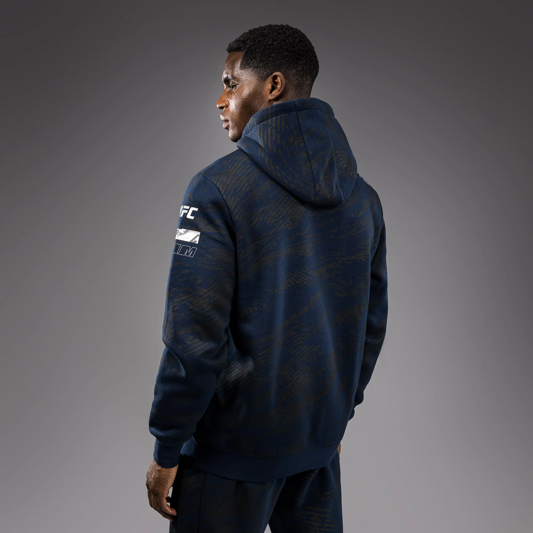 UFC Fusion by Venum Fight Week Men’s Pullover Hoodie - Oceanic Blue - Image 8