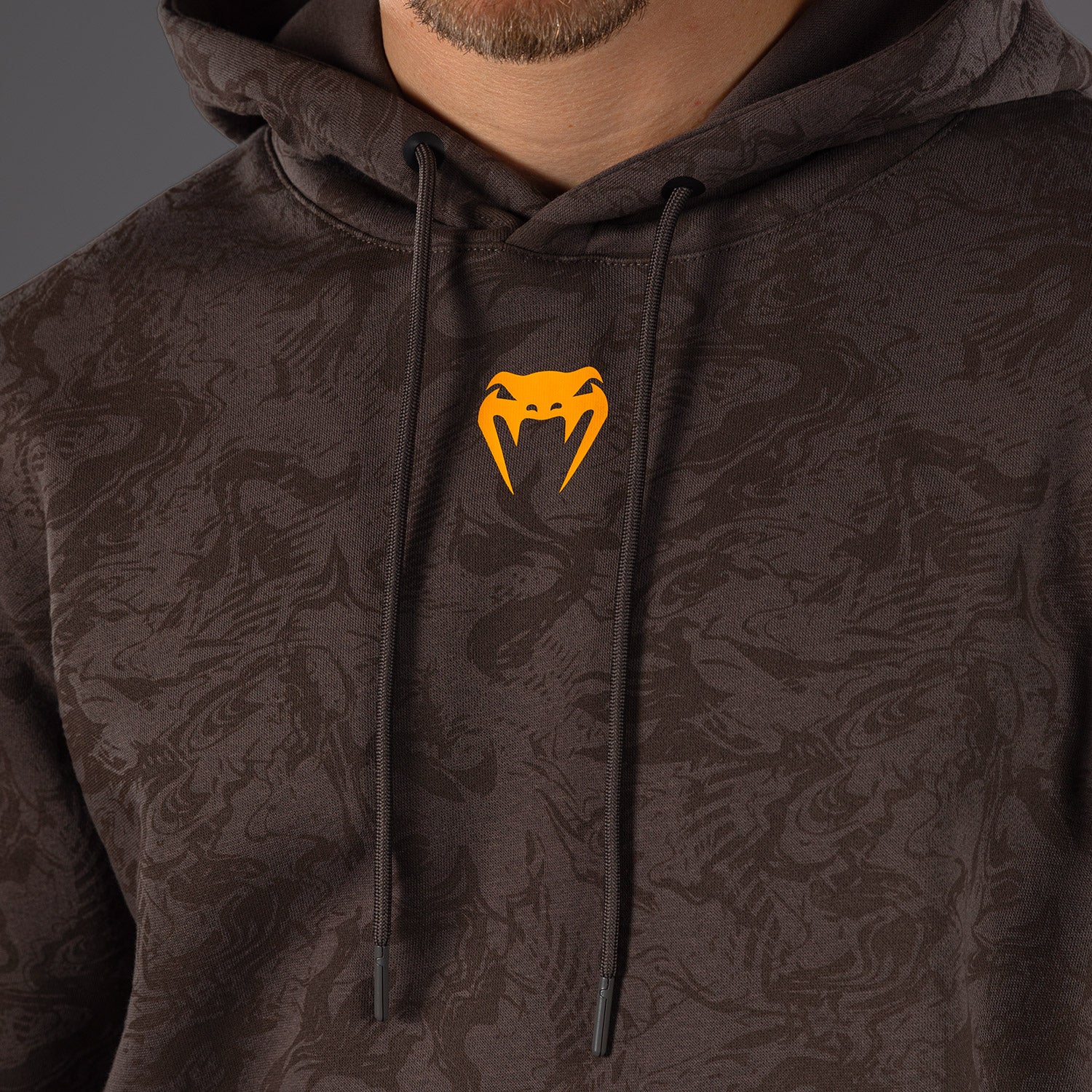 UFC Fusion by Venum Fight Week Men’s Pullover Hoodie - Earthen Brown - Image 5