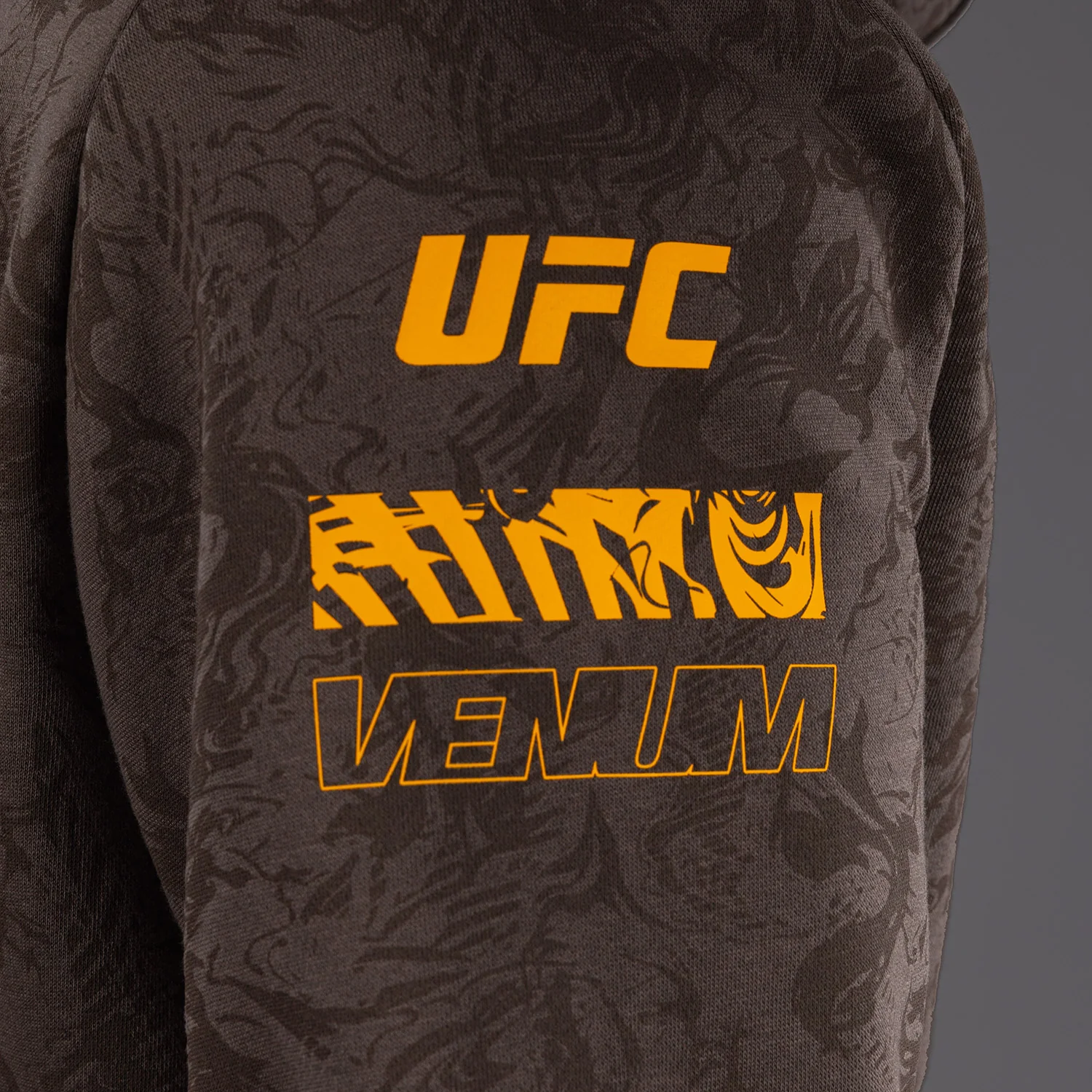 UFC Fusion by Venum Fight Week Men’s Pullover Hoodie - Earthen Brown - Image 6