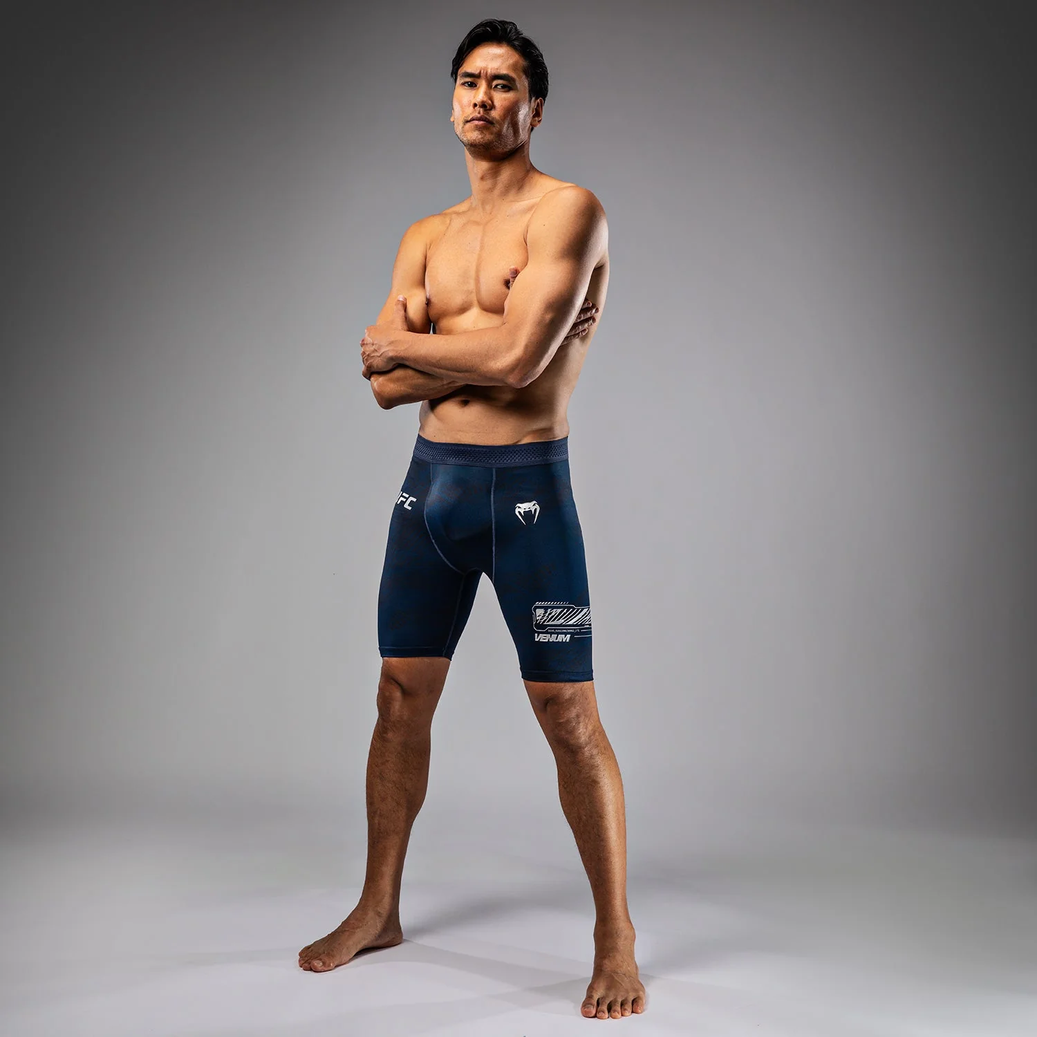 UFC Fusion by Venum Fight Week Men’s Vale Tudo Short - Oceanic Blue - Image 3