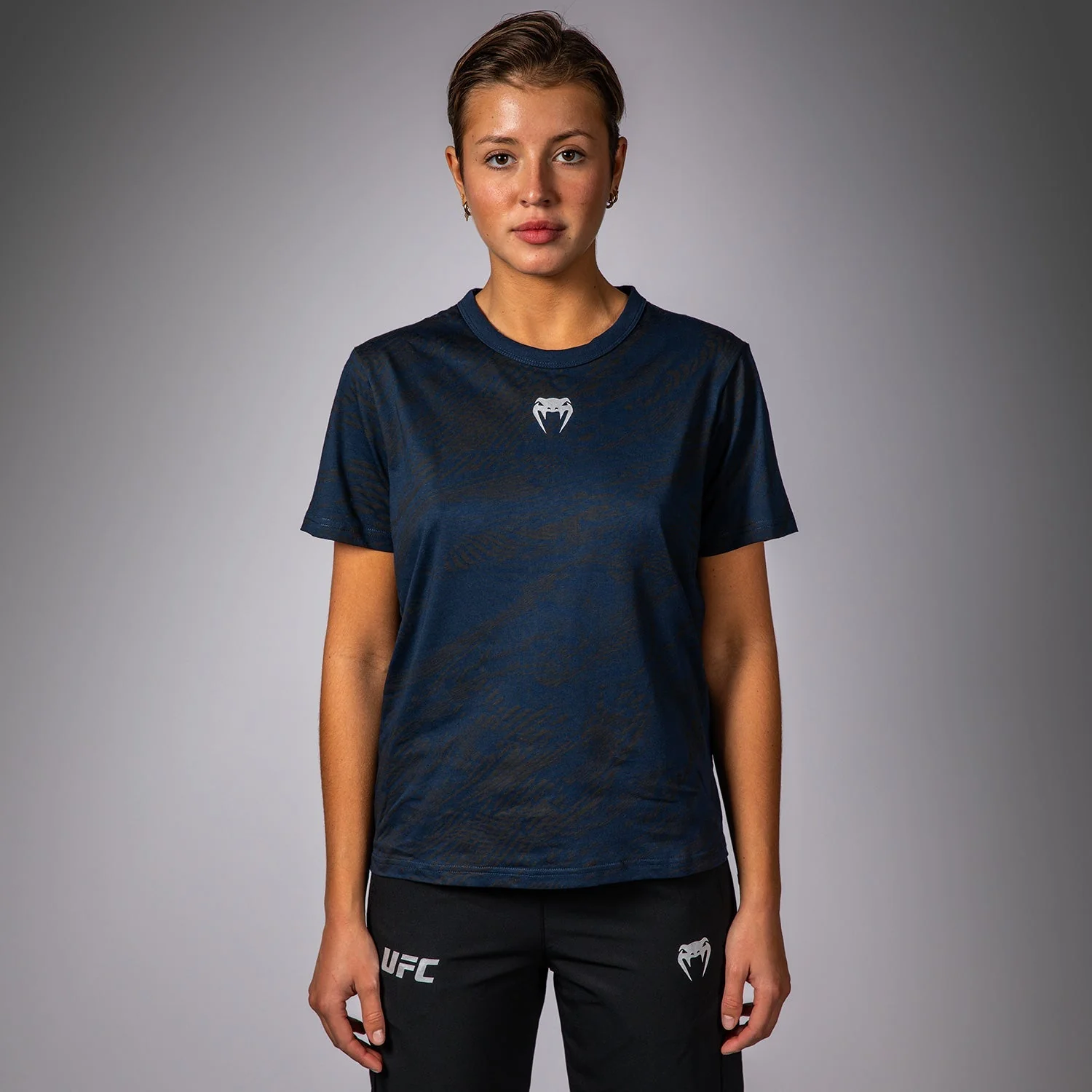 UFC Fusion by Venum Fight Week Women’s Short Sleeve Cotton T-Shirt - Oceanic Blue