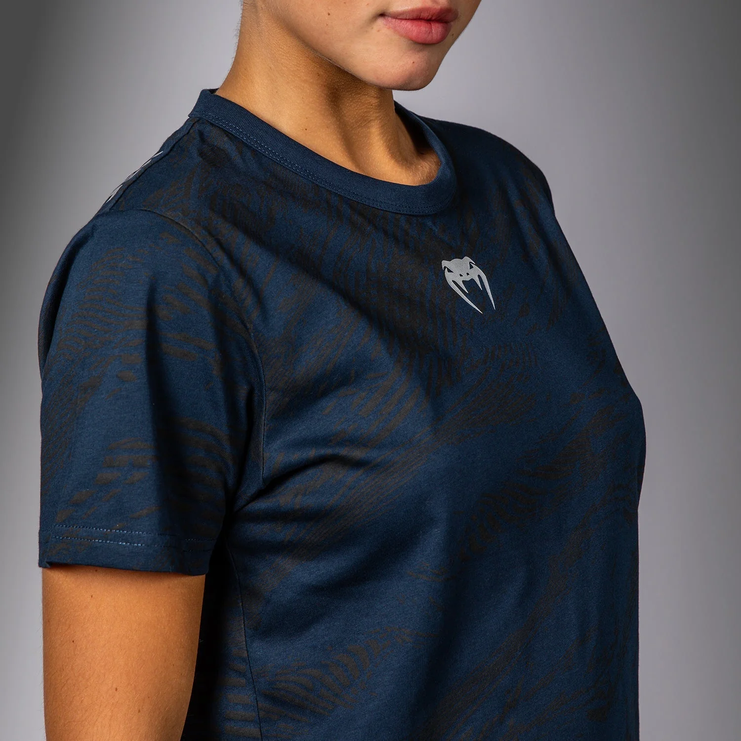 UFC Fusion by Venum Fight Week Women’s Short Sleeve Cotton T-Shirt - Oceanic Blue - Image 5