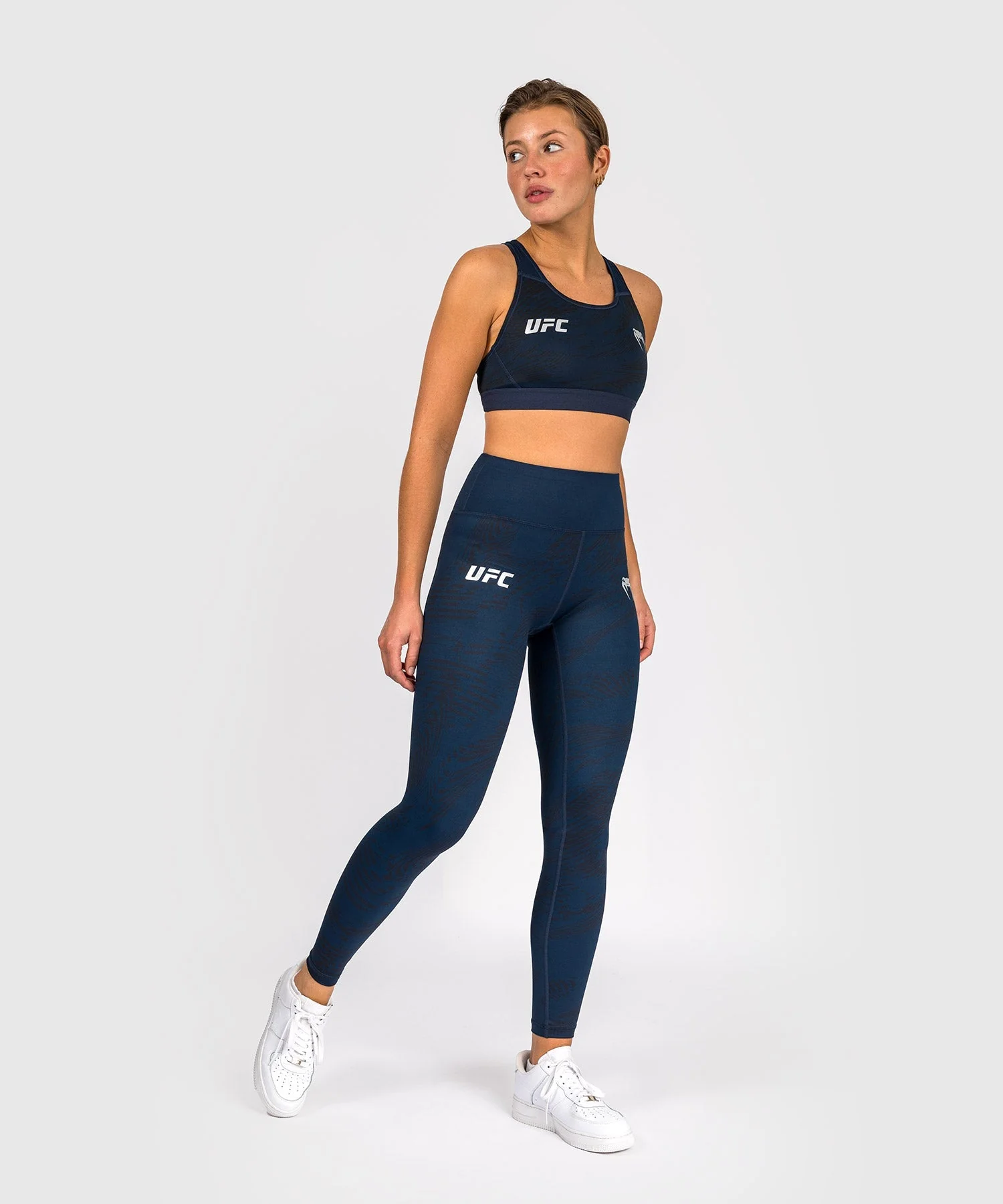 UFC Fusion by Venum Fight Week Women’s Performance Tight - Oceanic Blue - Image 13