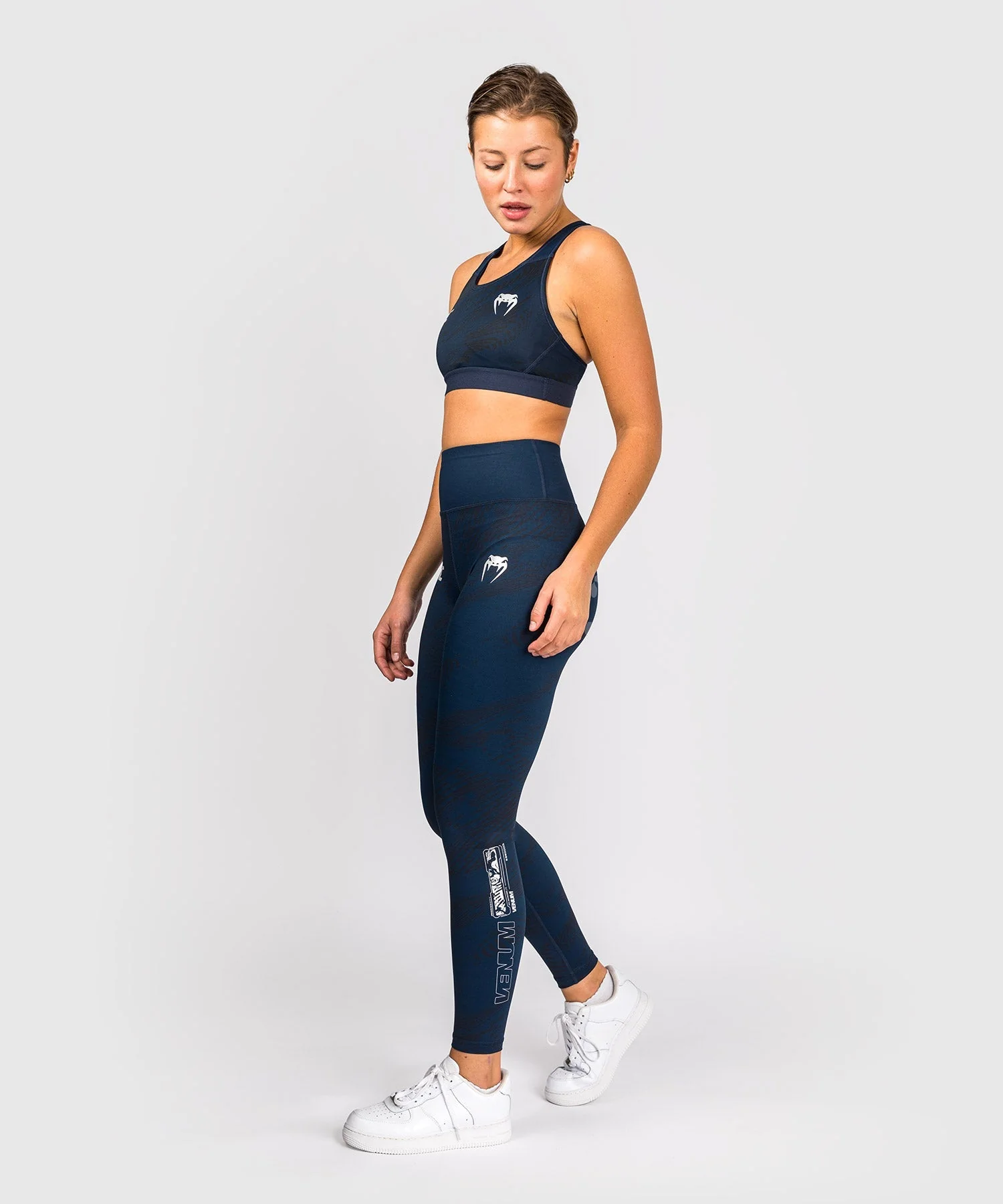 UFC Fusion by Venum Fight Week Women’s Performance Tight - Oceanic Blue - Image 14