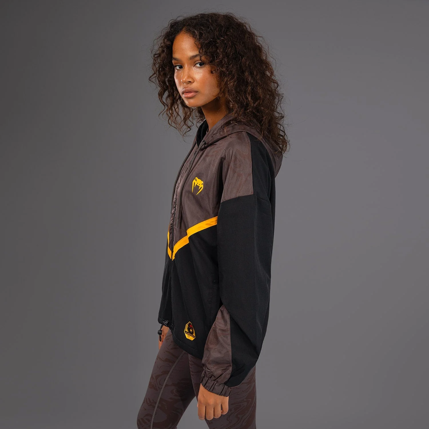 UFC Fusion by Venum Fight Week Women’s Zip Hoodie - Earthen Brown - Image 4