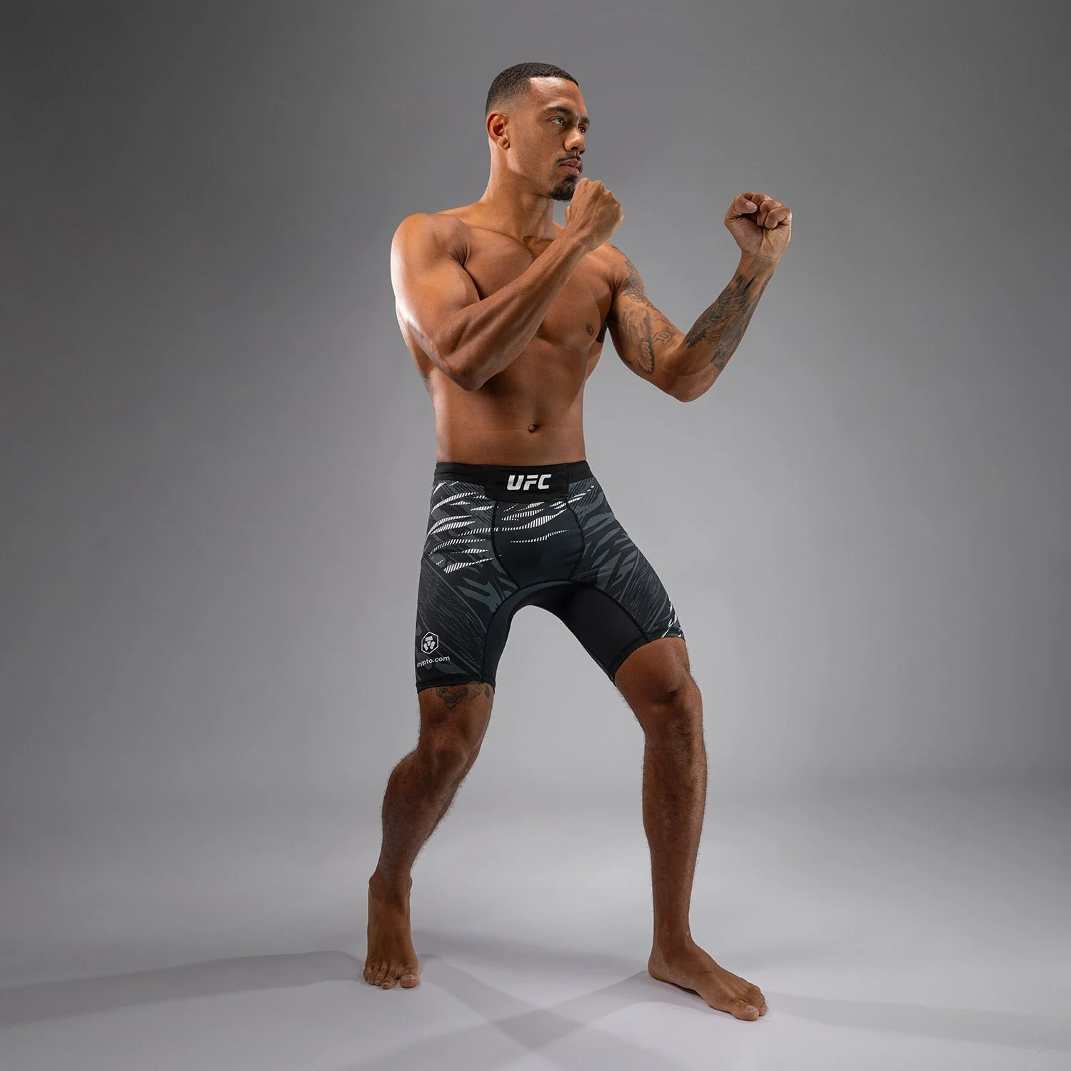 UFC Fusion by Venum Personalized Authentic Fight Night Men’s Vale Tudo Short - Black - Image 5