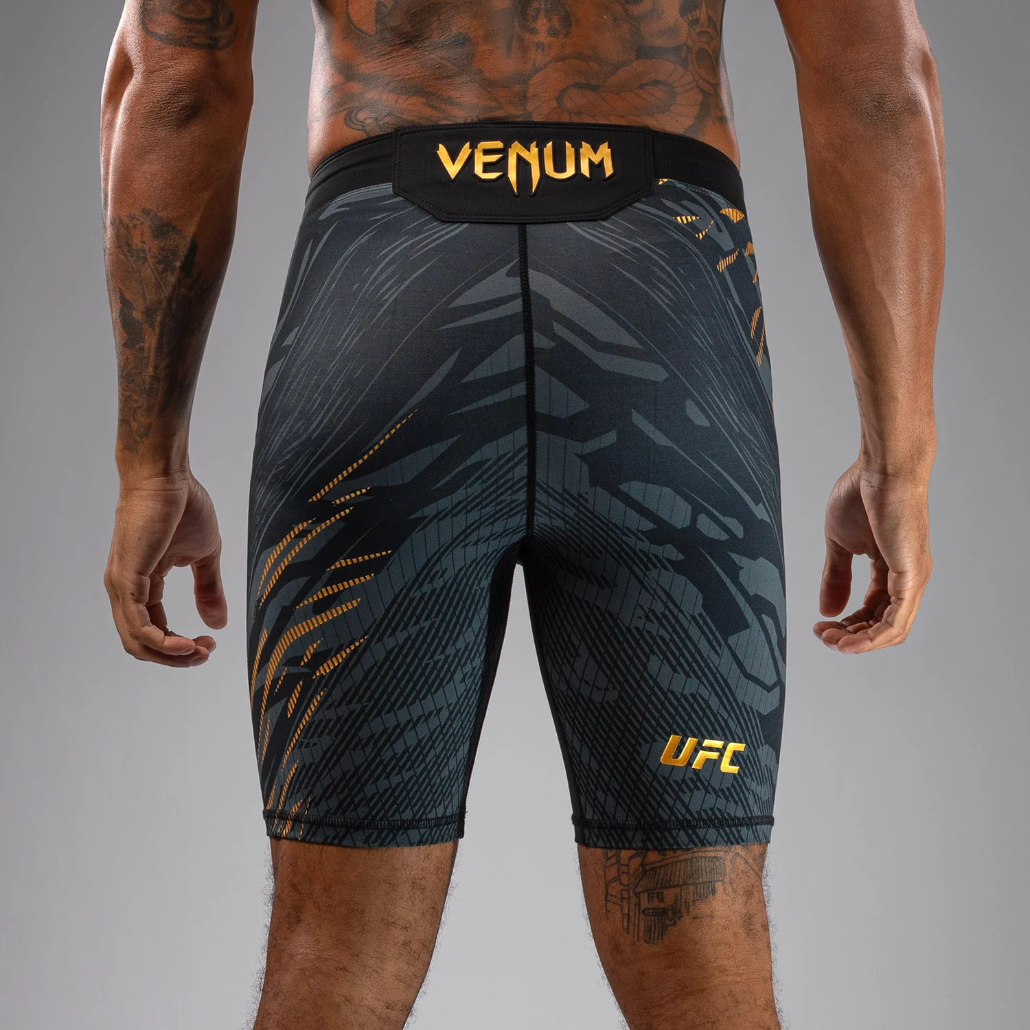 UFC Fusion by Venum Personalized Authentic Fight Night Men’s Vale Tudo Short - Gold - Image 7