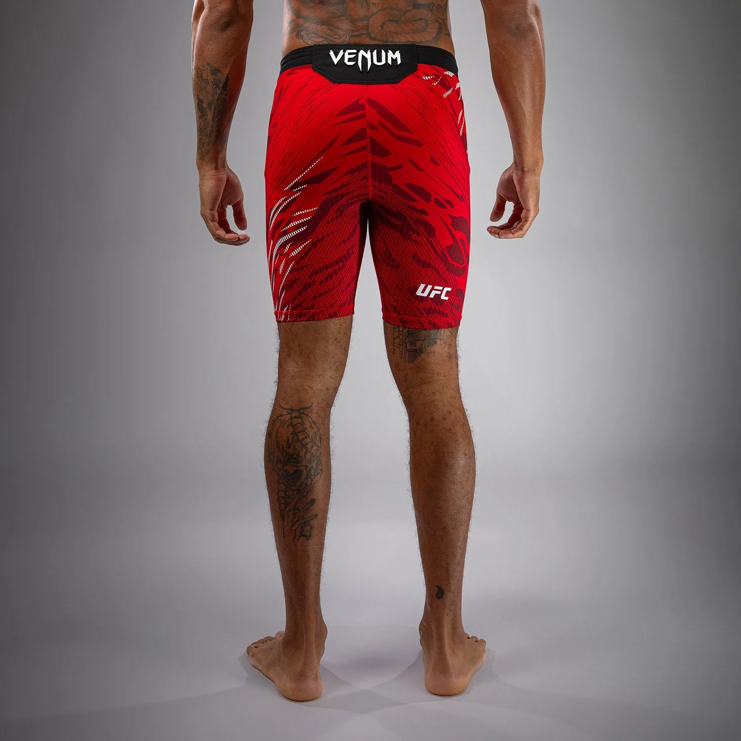 UFC Fusion by Venum Personalized Authentic Fight Night Men’s Vale Tudo Short - Red - Image 4