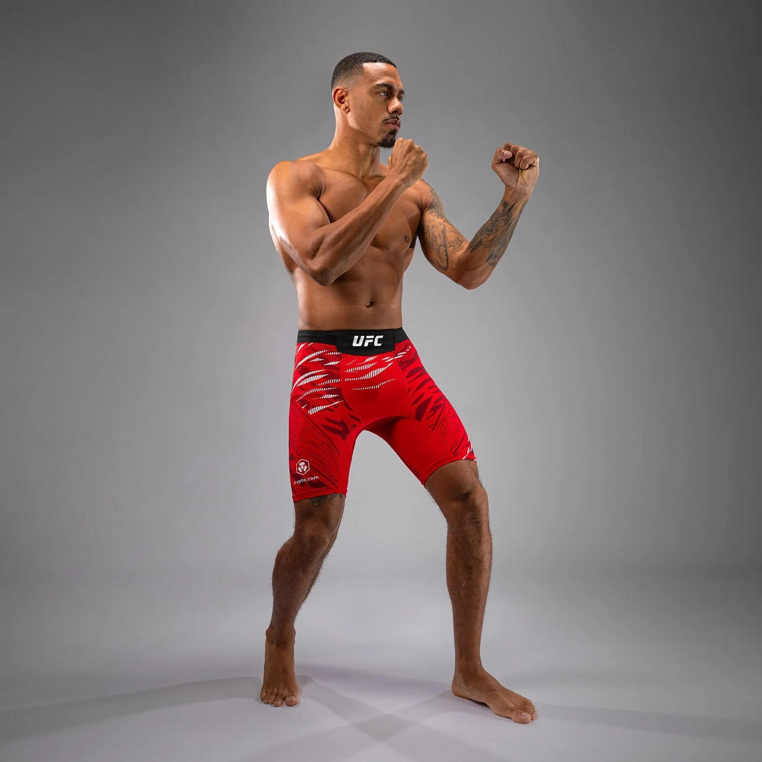 UFC Fusion by Venum Personalized Authentic Fight Night Men’s Vale Tudo Short - Red - Image 5