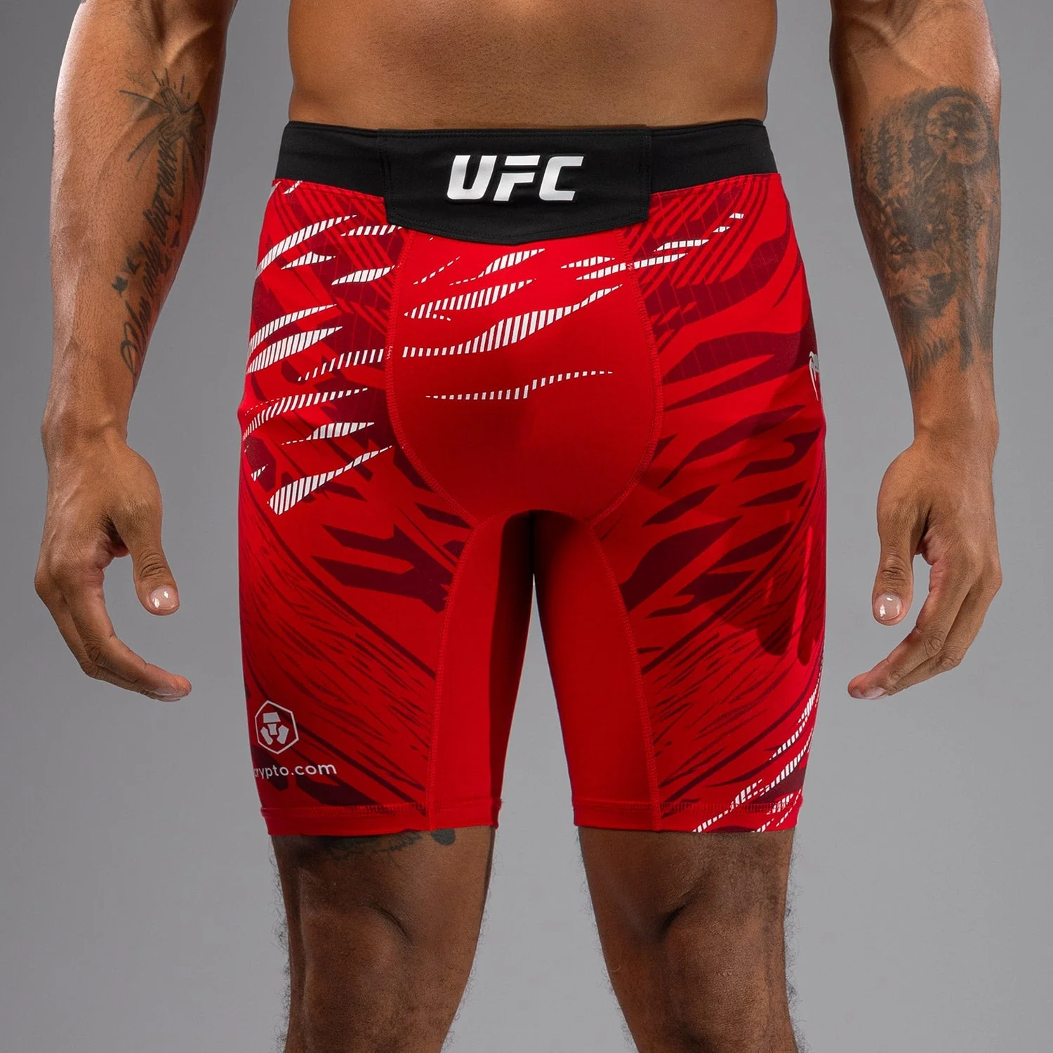 UFC Fusion by Venum Personalized Authentic Fight Night Men’s Vale Tudo Short - Red - Image 7