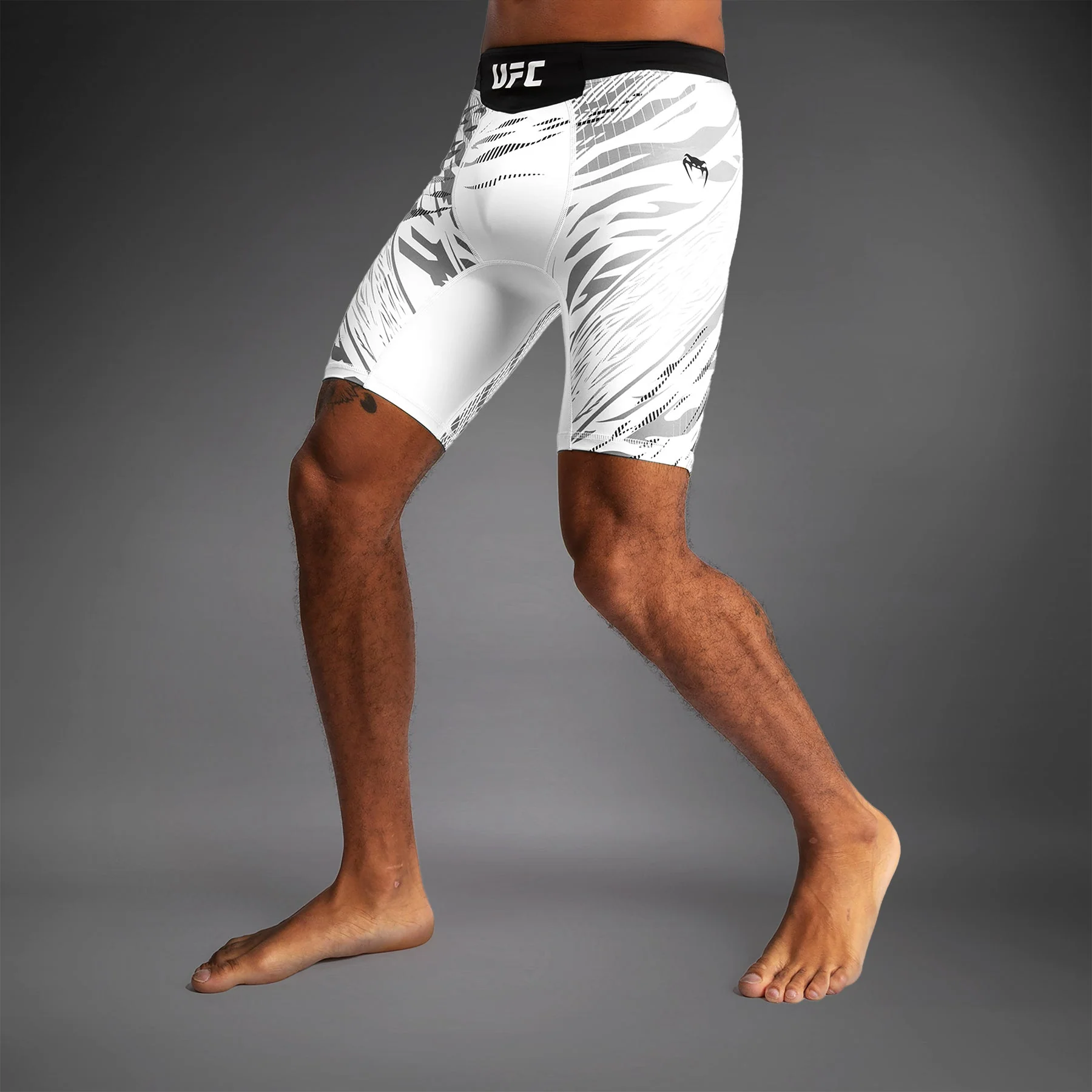 UFC Fusion by Venum Personalized Authentic Fight Night Men’s Vale Tudo Short - White - Image 4