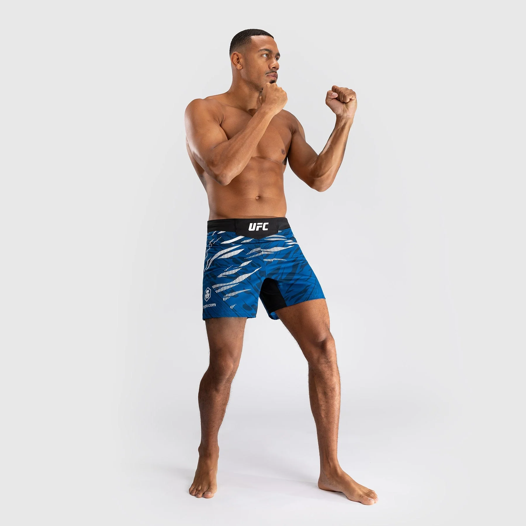 UFC Fusion by Venum Personalized Authentic Fight Night Men's Fight Short - Short Fit - Blue - Image 5