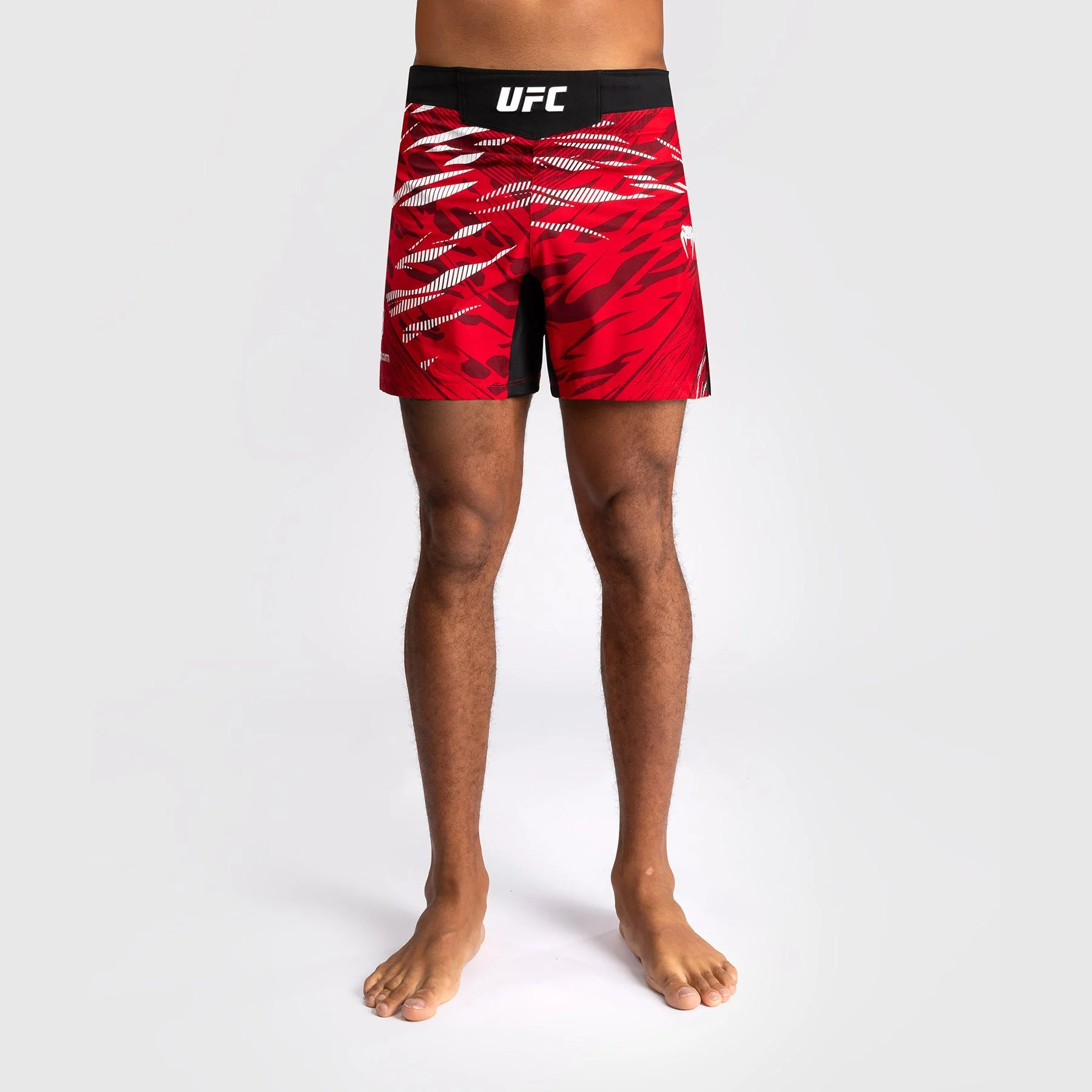 UFC Fusion by Venum Personalized Authentic Fight Night Men's Fight Short - Short Fit - Red - Image 3