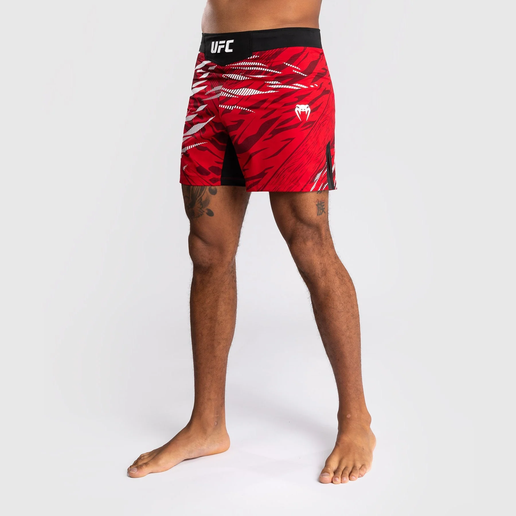 UFC Fusion by Venum Personalized Authentic Fight Night Men's Fight Short - Short Fit - Red - Image 4