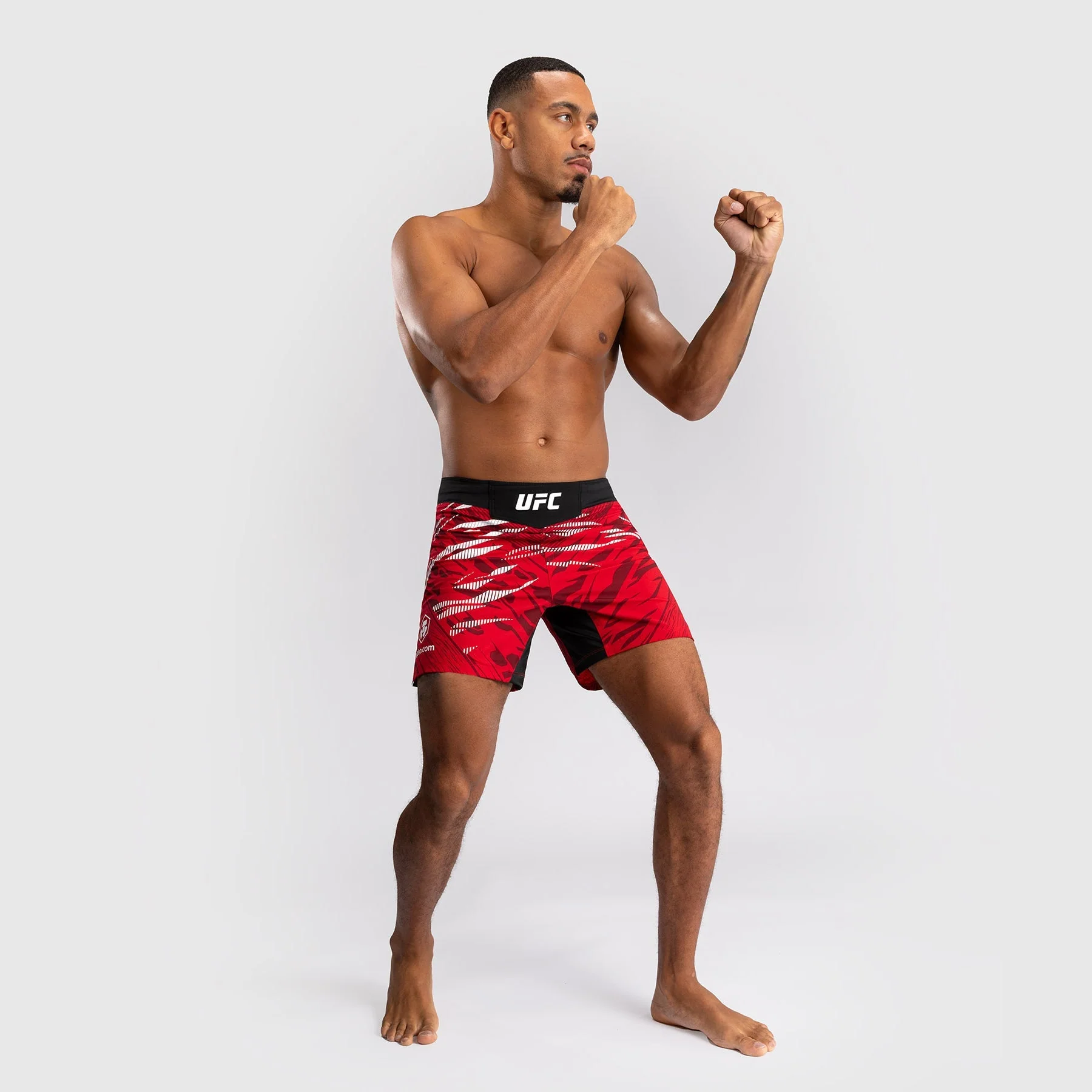 UFC Fusion by Venum Personalized Authentic Fight Night Men's Fight Short - Short Fit - Red - Image 5