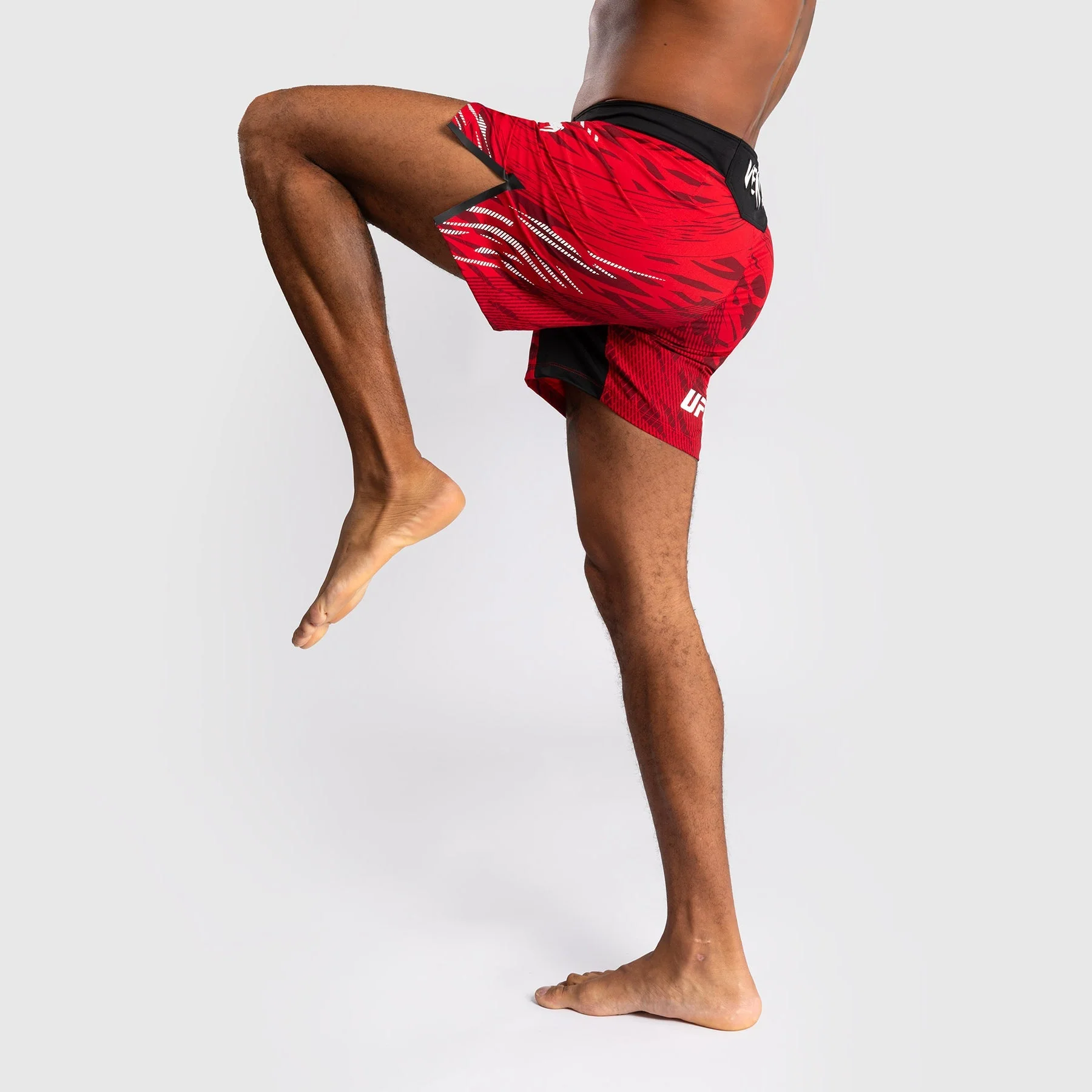 UFC Fusion by Venum Personalized Authentic Fight Night Men's Fight Short - Short Fit - Red - Image 6