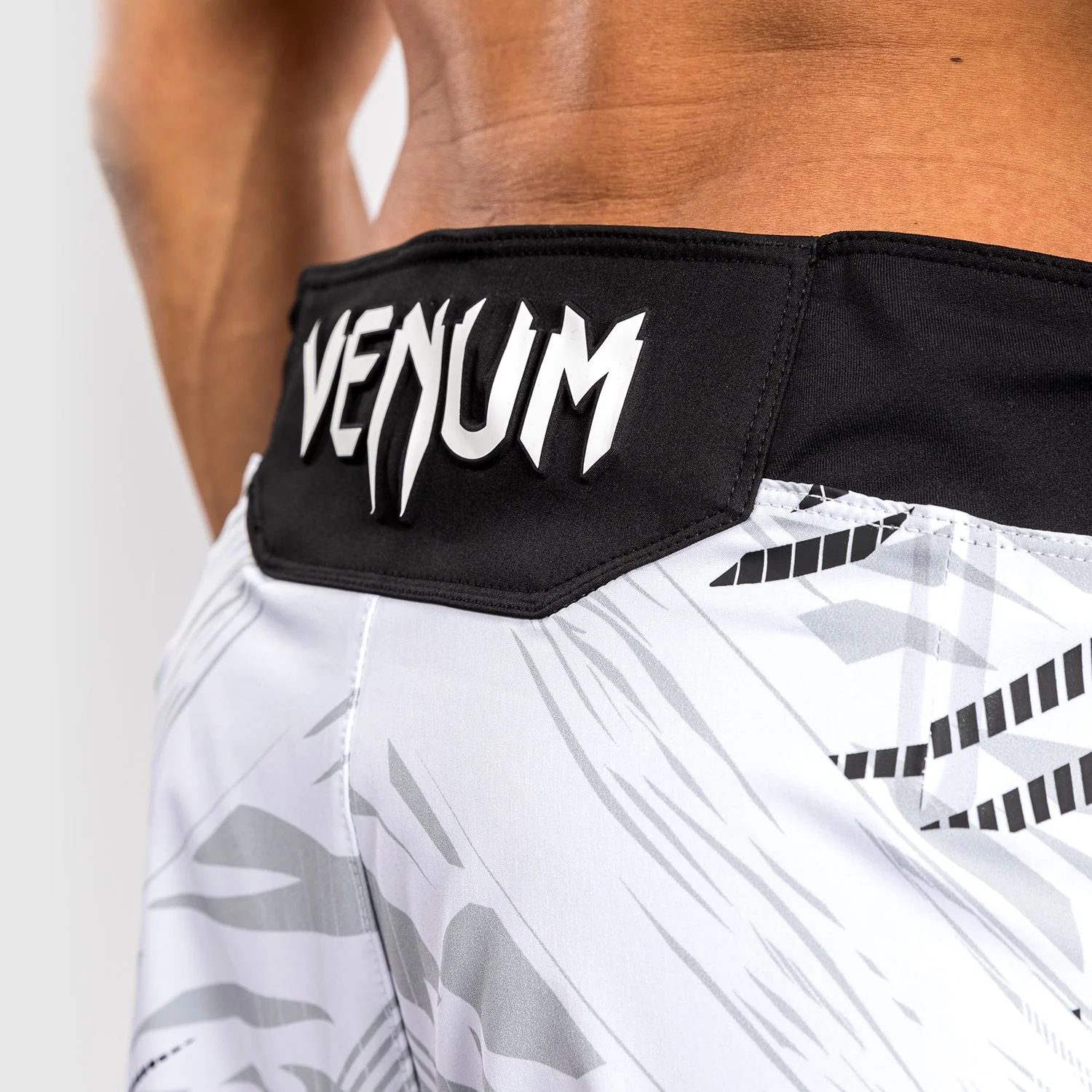 UFC Fusion by Venum Personalized Authentic Fight Night Men's Fight Short - Short Fit - White - Image 7