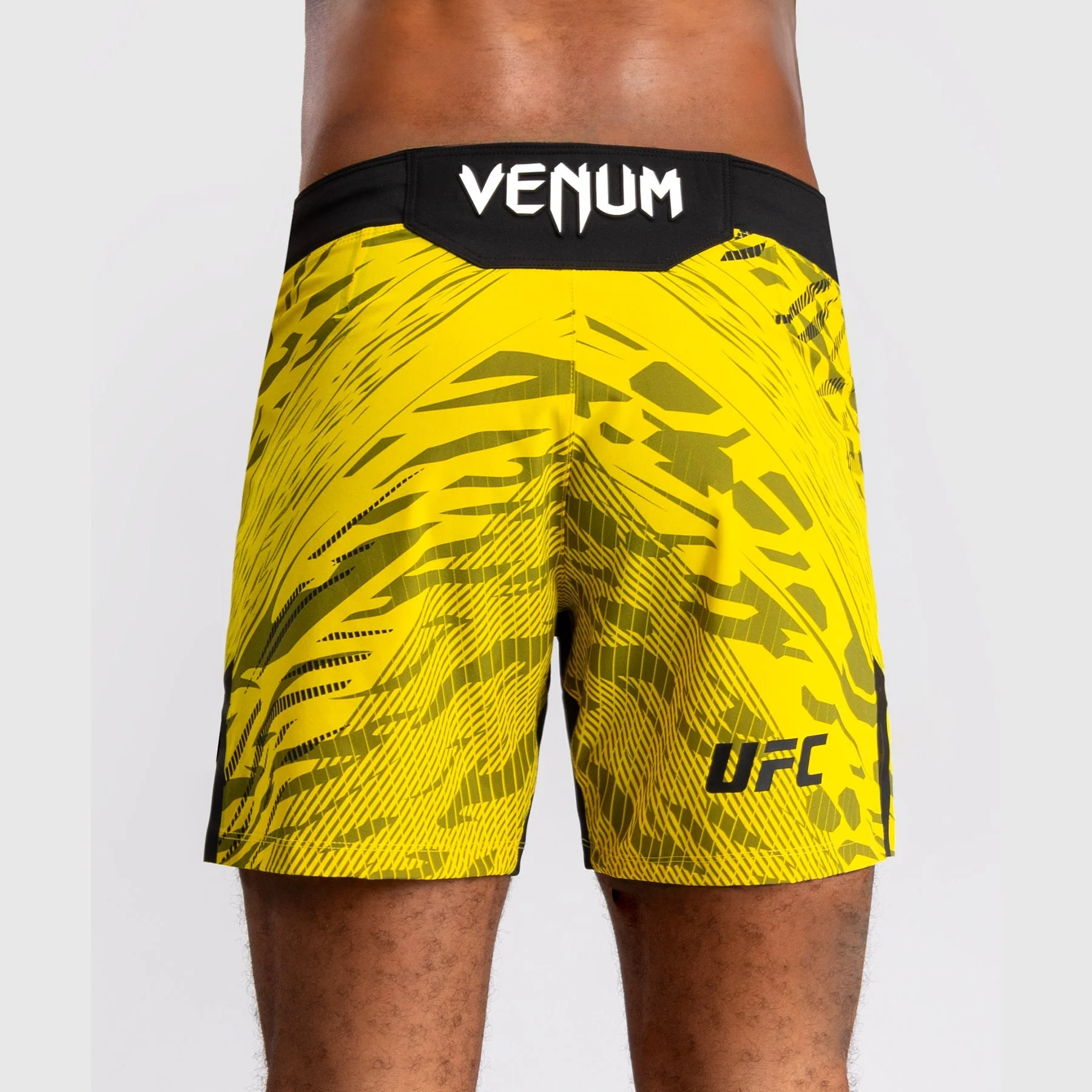 UFC Fusion by Venum Personalized Authentic Fight Night Men's Fight Short - Short Fit - Yellow - Image 6