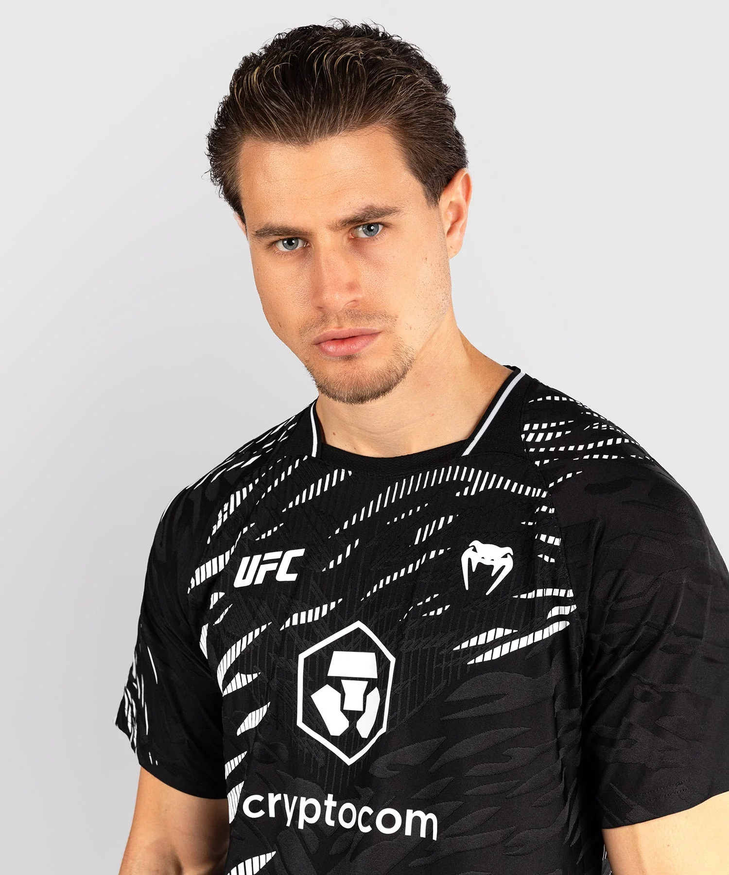 UFC Fusion by Venum Personalized Authentic Fight Night Men's Walkout Jersey - Black - Image 13