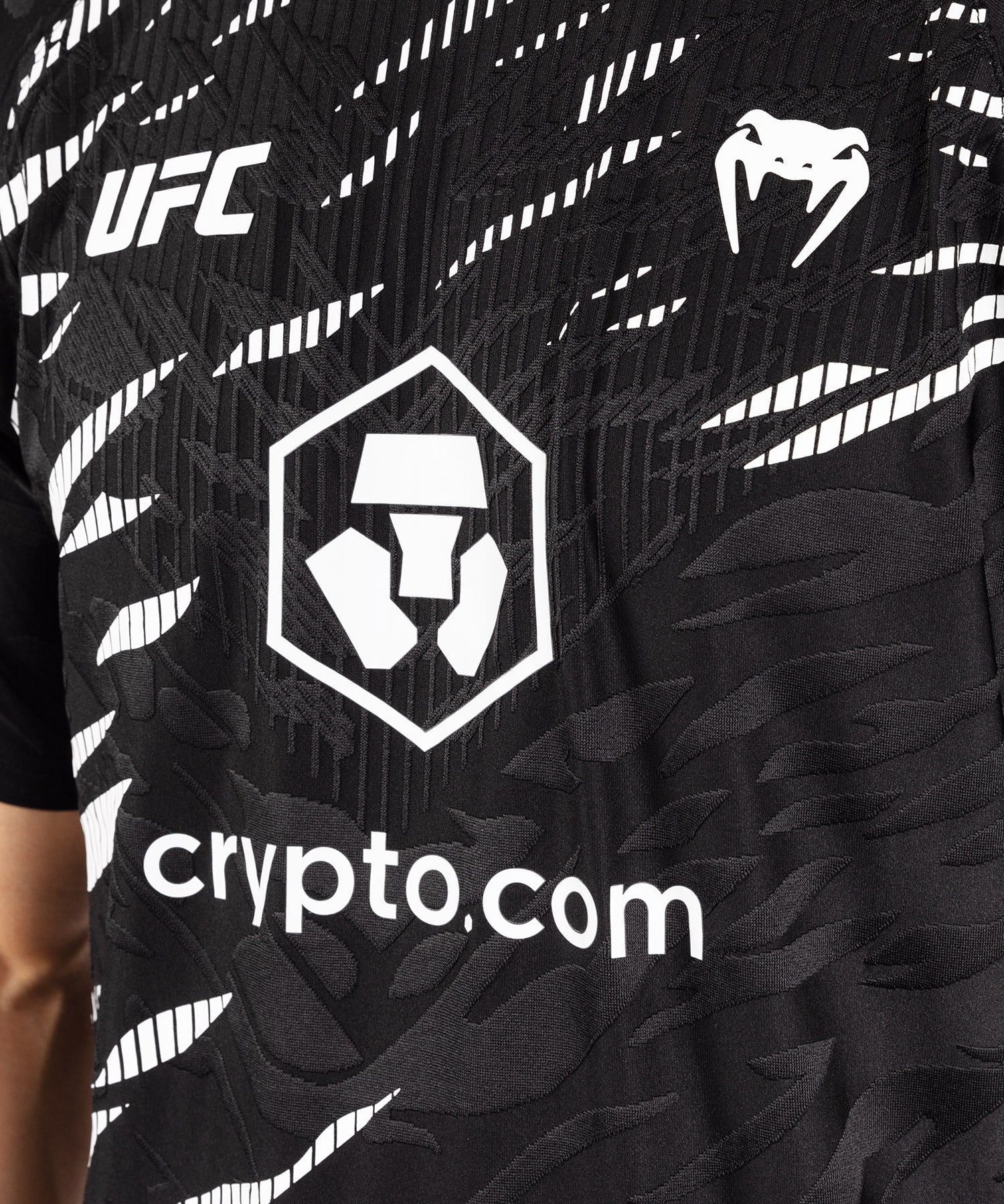UFC Fusion by Venum Personalized Authentic Fight Night Men's Walkout Jersey - Black - Image 6