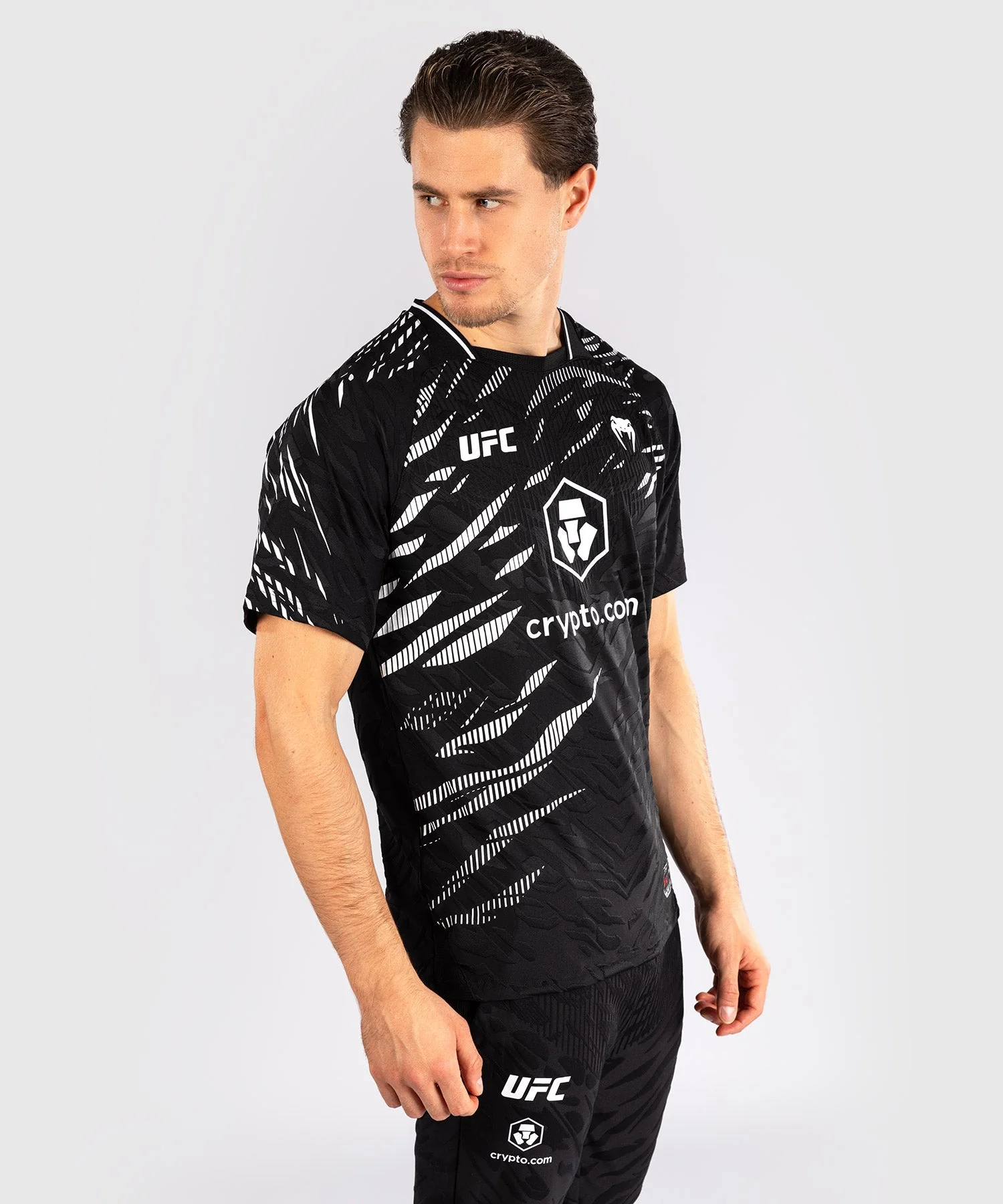 UFC Fusion by Venum Personalized Authentic Fight Night Men's Walkout Jersey - Black - Image 9