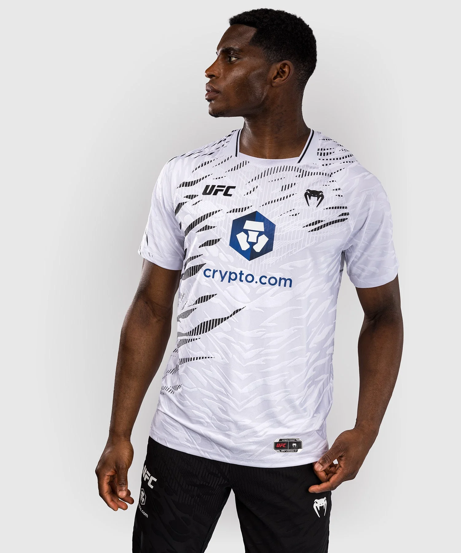 UFC Fusion by Venum Personalized Authentic Fight Night Men's Walkout Jersey - White - Image 11