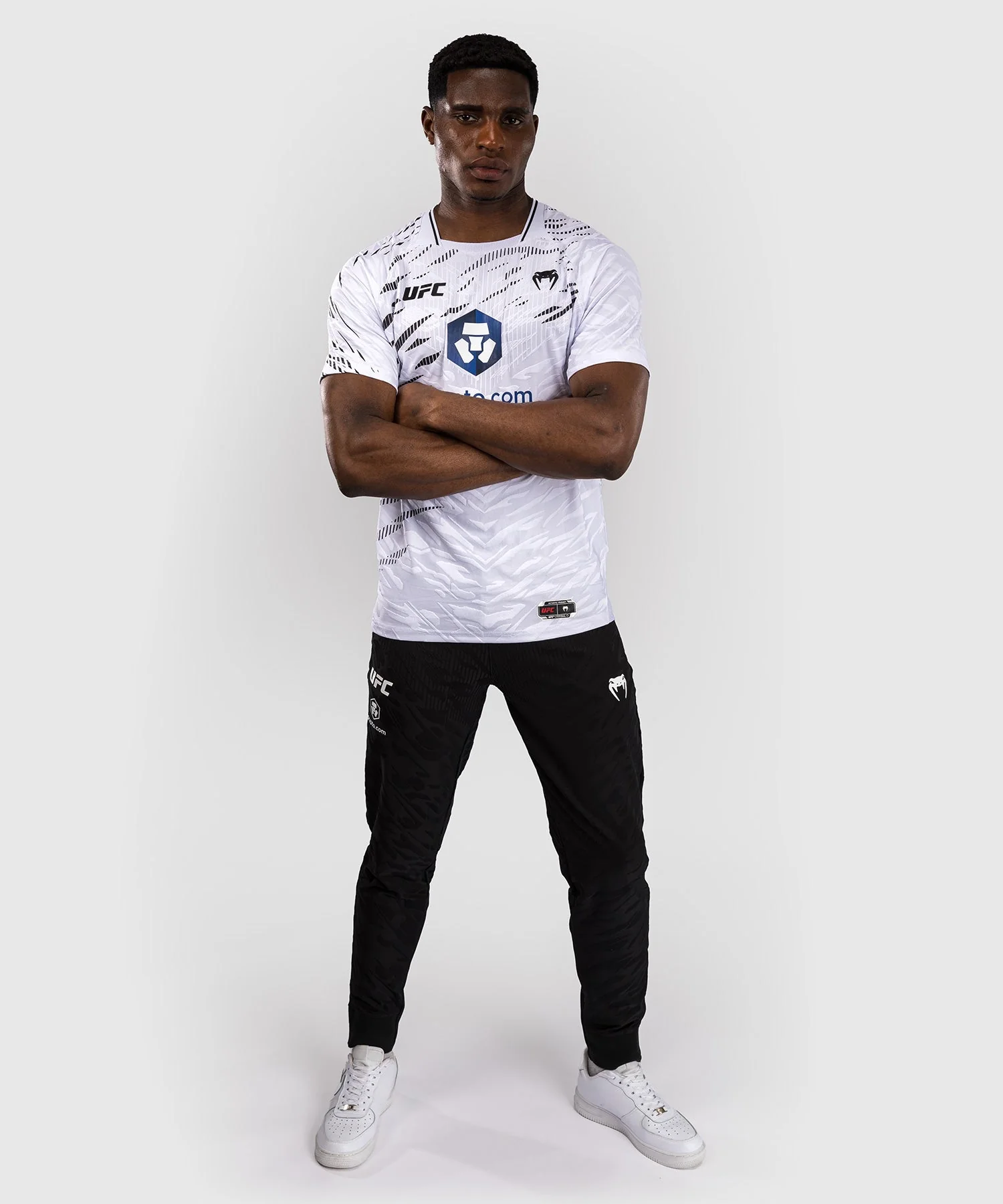 UFC Fusion by Venum Personalized Authentic Fight Night Men's Walkout Jersey - White - Image 15