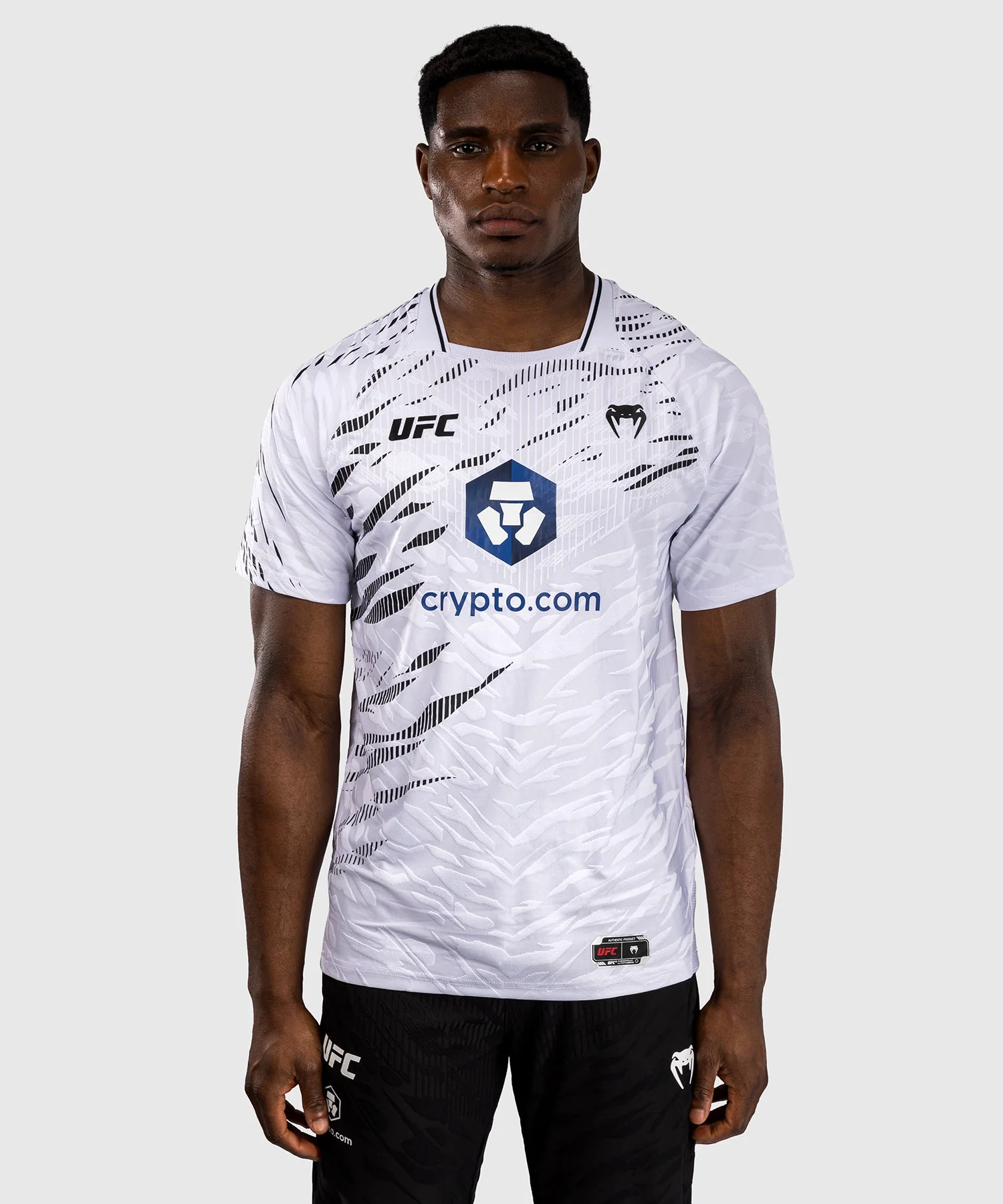 UFC Fusion by Venum Personalized Authentic Fight Night Men's Walkout Jersey - White - Image 3