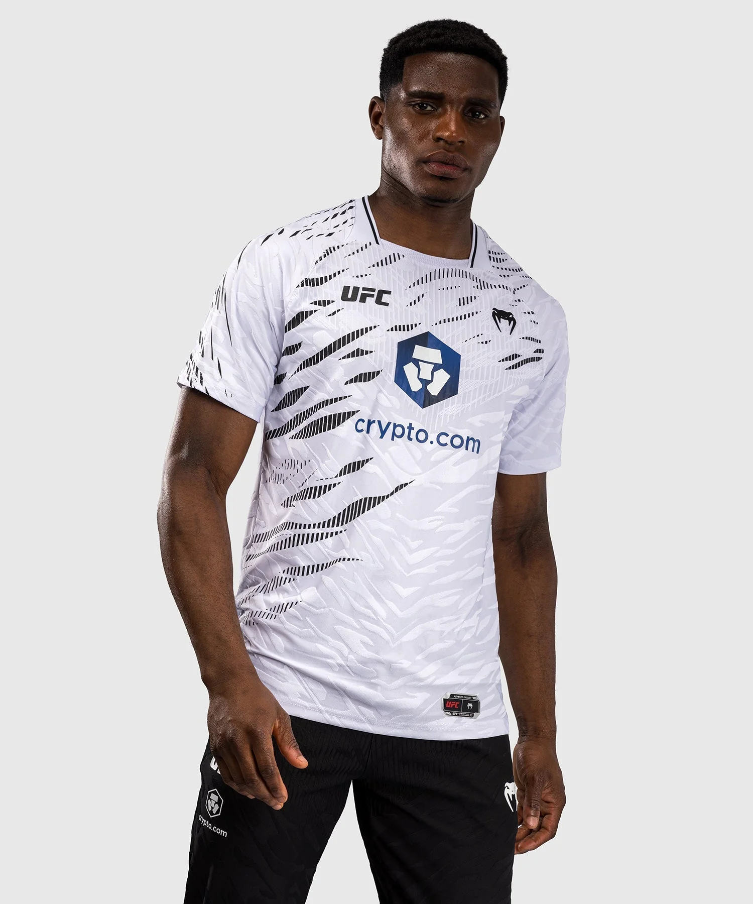 UFC Fusion by Venum Personalized Authentic Fight Night Men's Walkout Jersey - White - Image 4